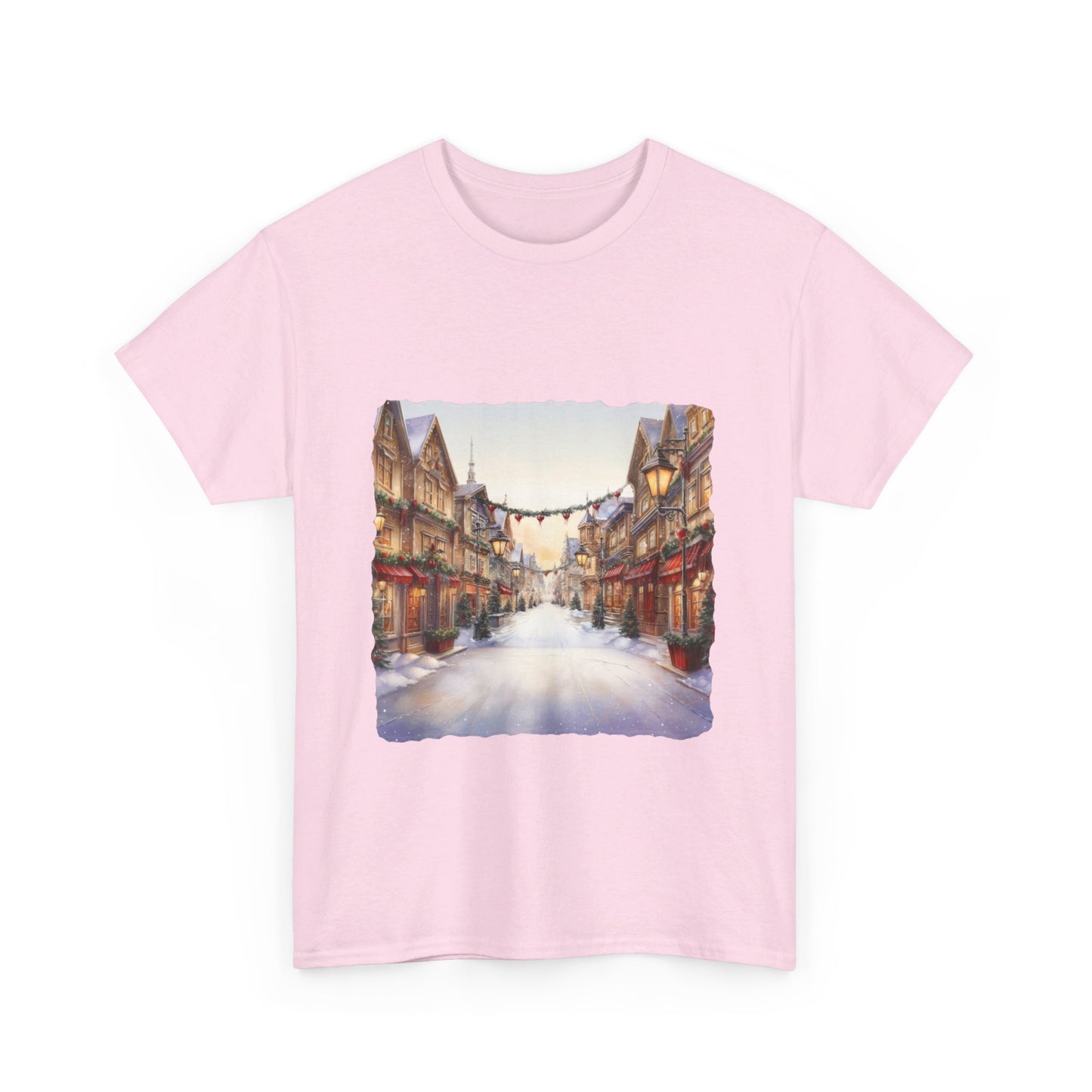 Snowy Christmas Village 9 - T-Shirt
