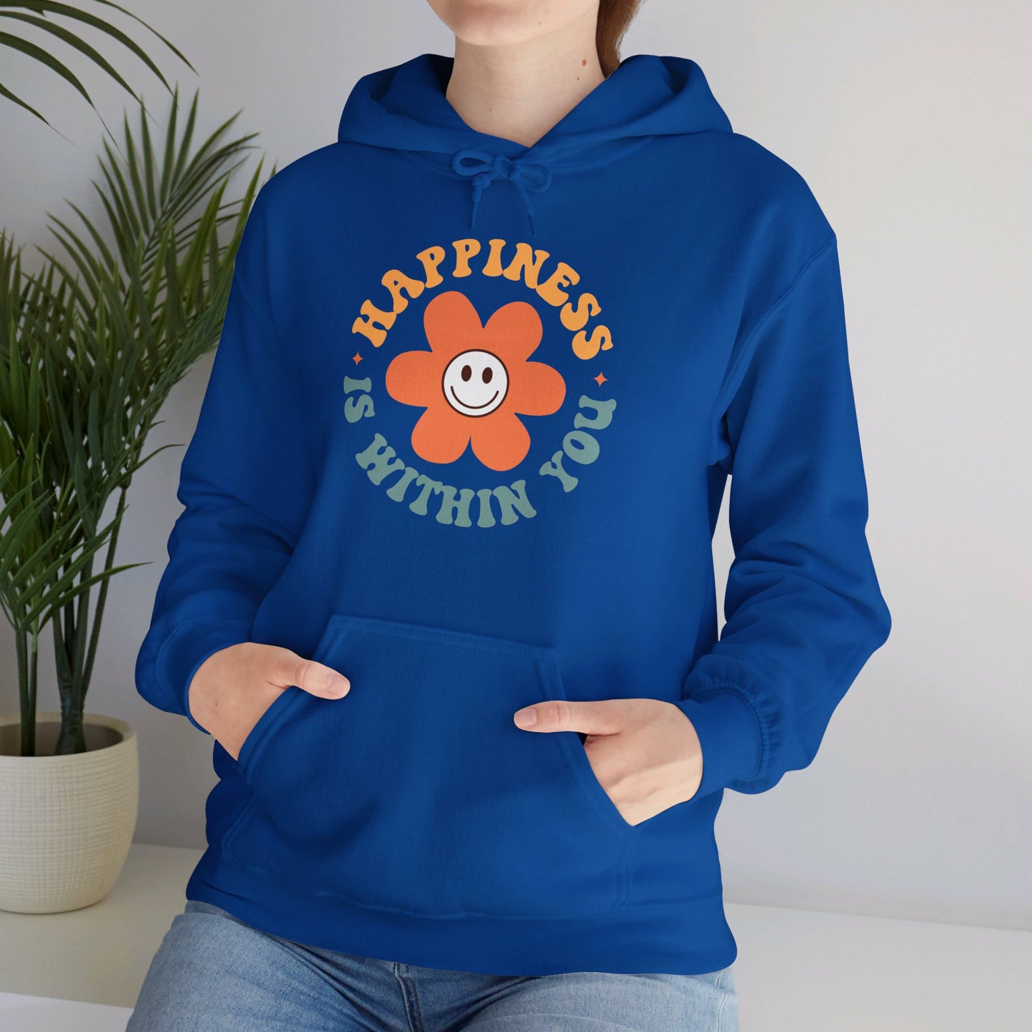 Retro Positive Quotes 23 - Hooded Sweatshirt