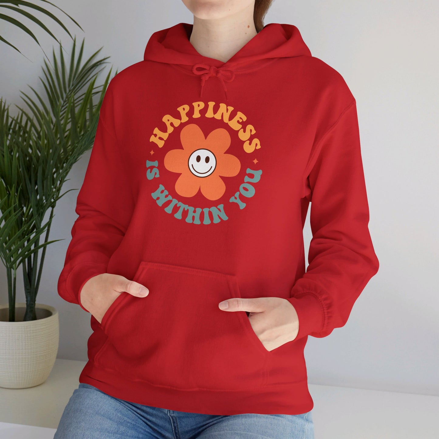 Retro Positive Quotes 23 - Hooded Sweatshirt
