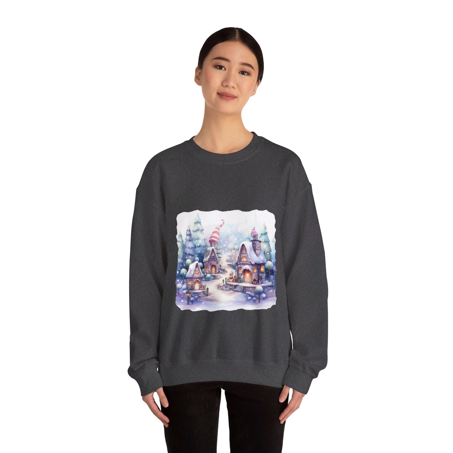 Snowy Christmas Village 4 - Sweatshirt