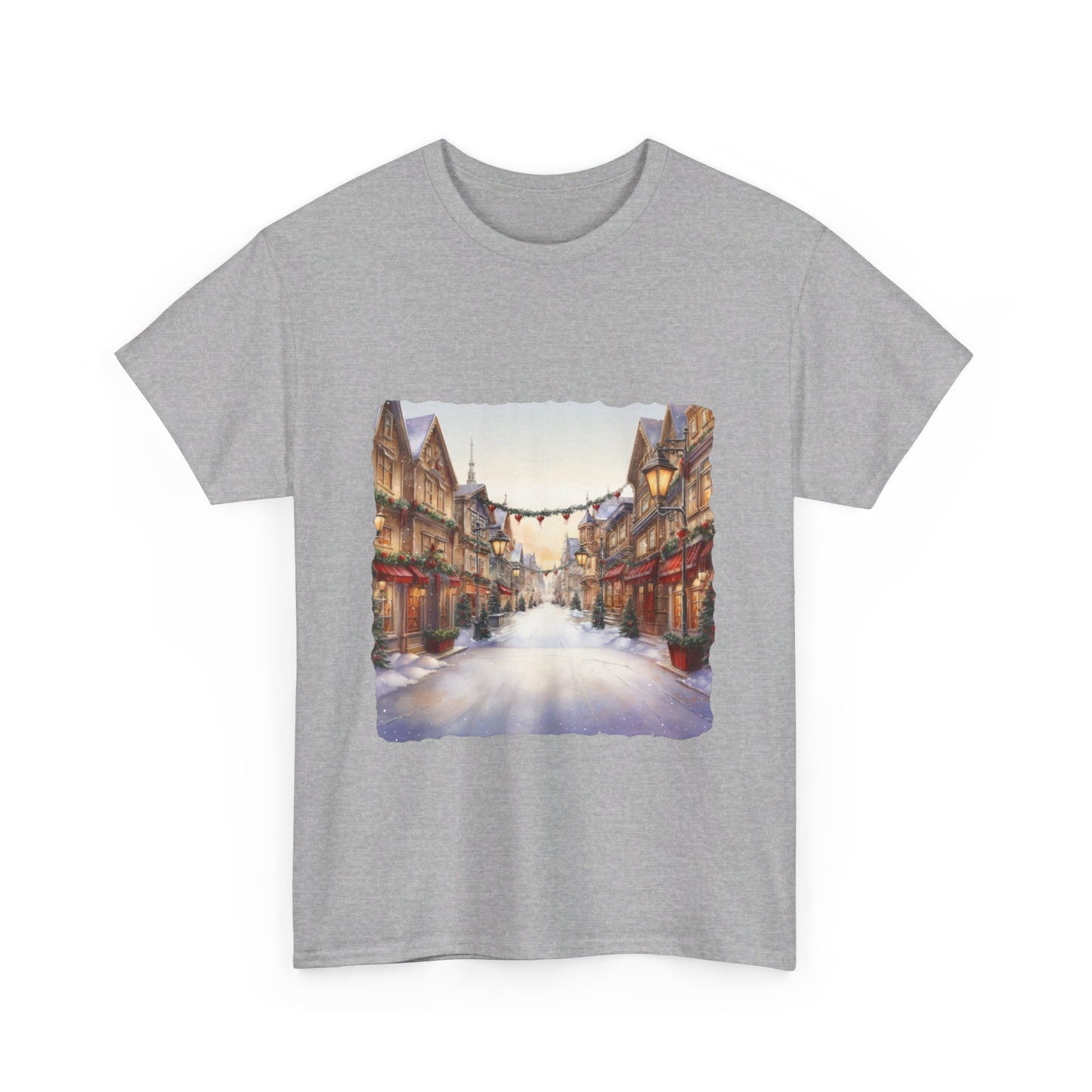 Snowy Christmas Village 9 - T-Shirt
