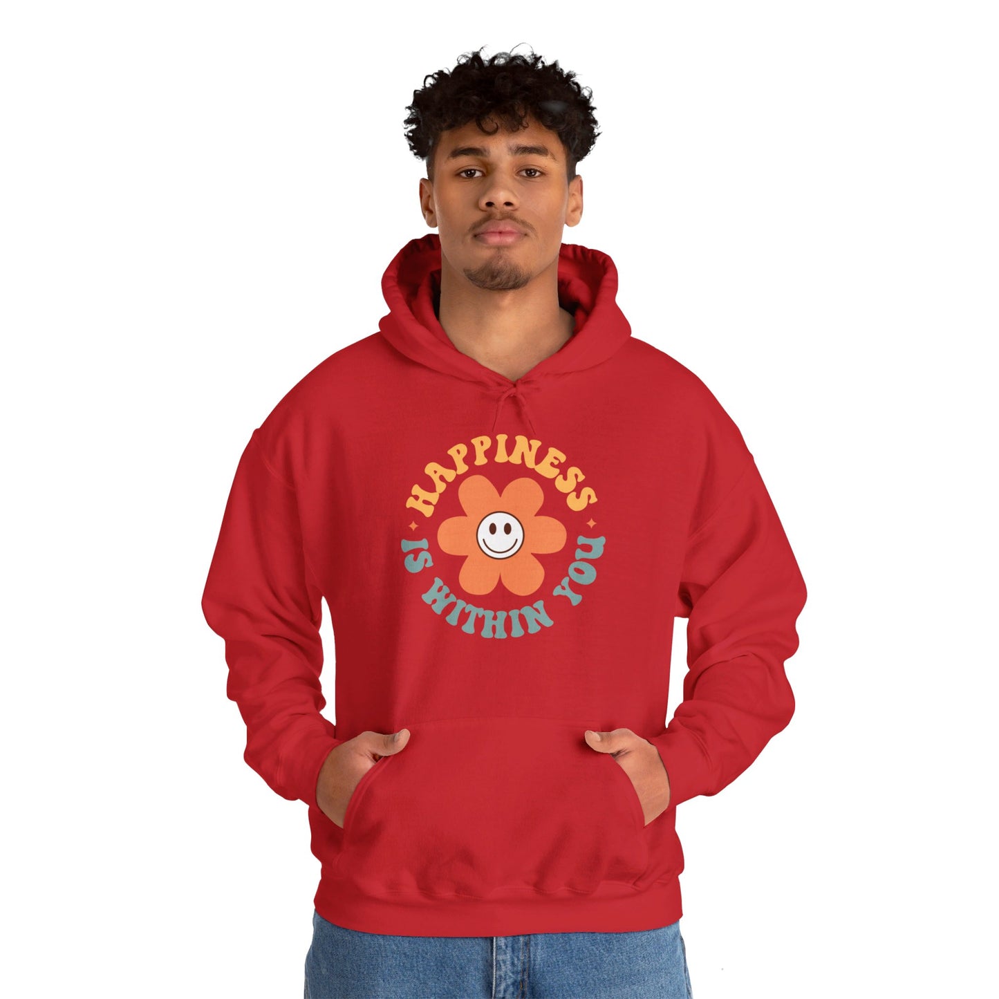 Retro Positive Quotes 23 - Hooded Sweatshirt