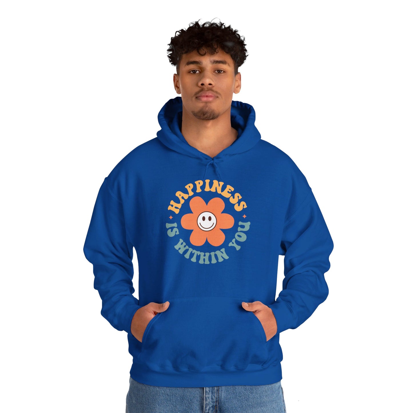 Retro Positive Quotes 23 - Hooded Sweatshirt