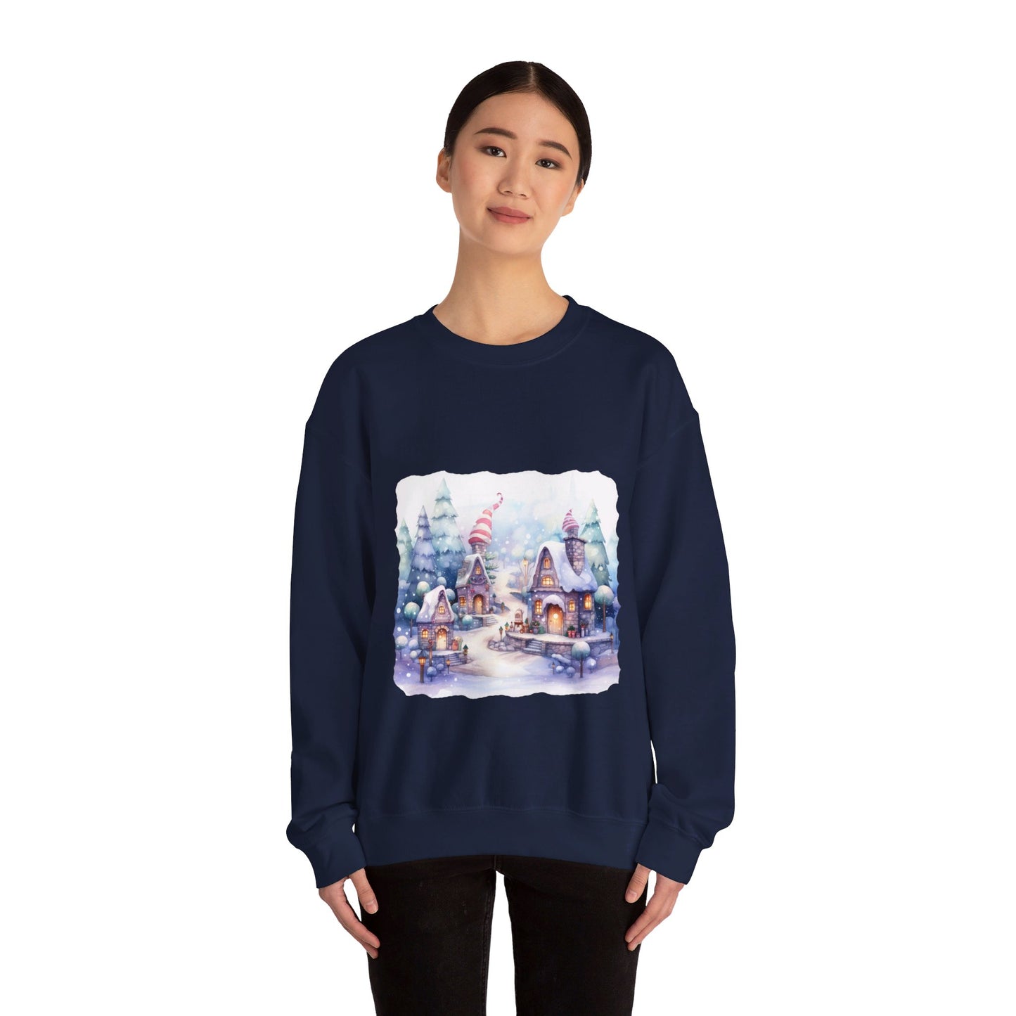 Snowy Christmas Village 4 - Sweatshirt