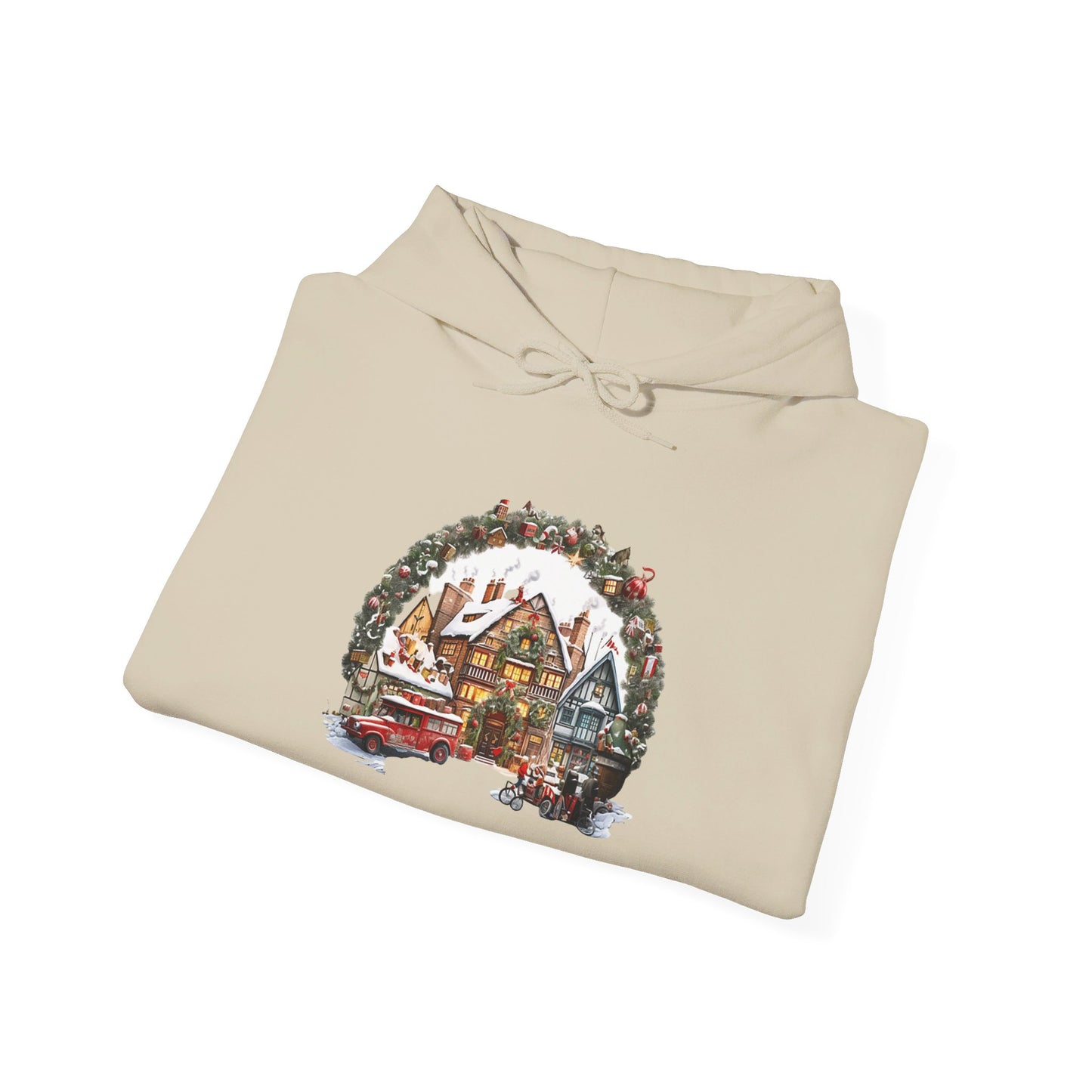Christmas Village Bliss - Hooded Sweatshirt