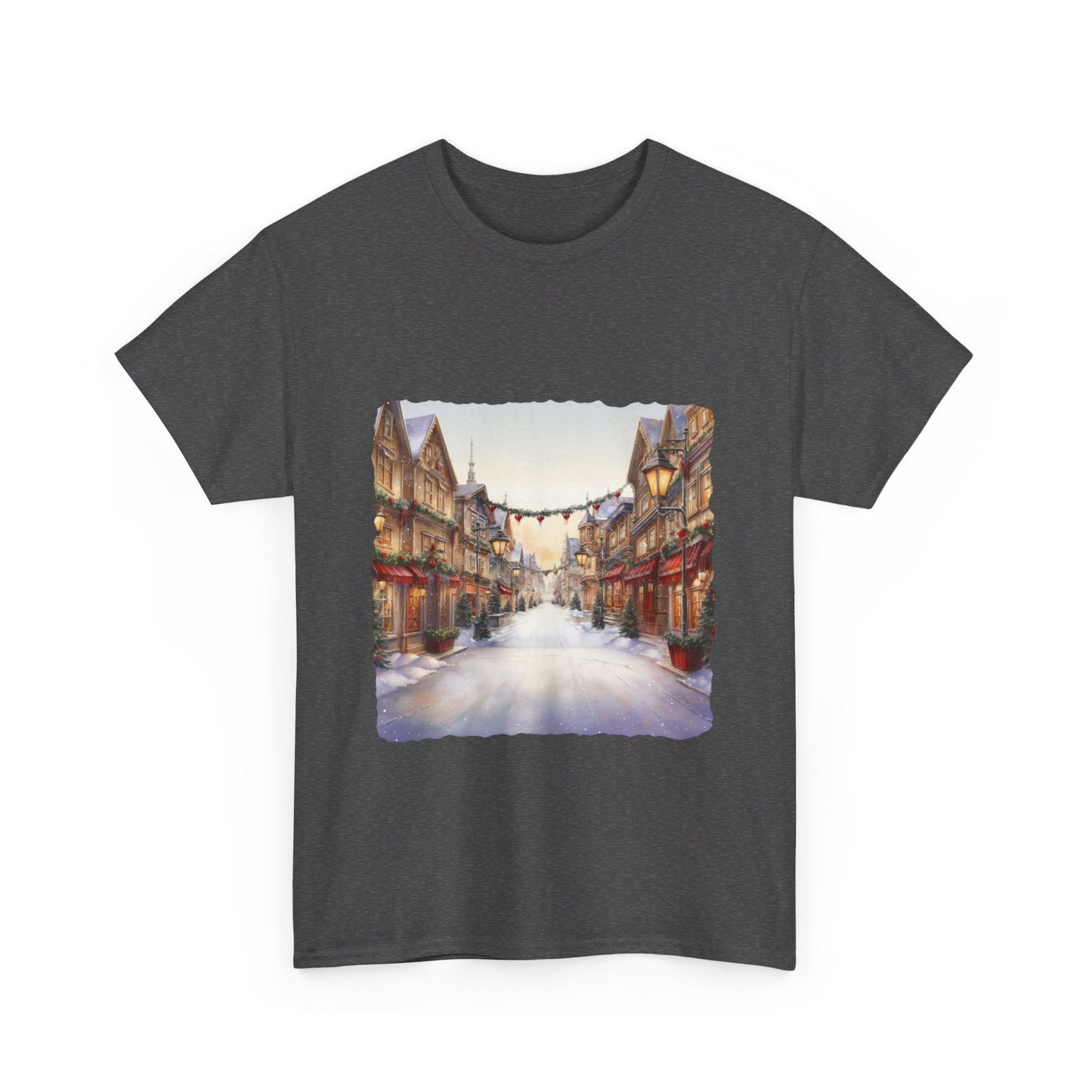 Snowy Christmas Village 9 - T-Shirt