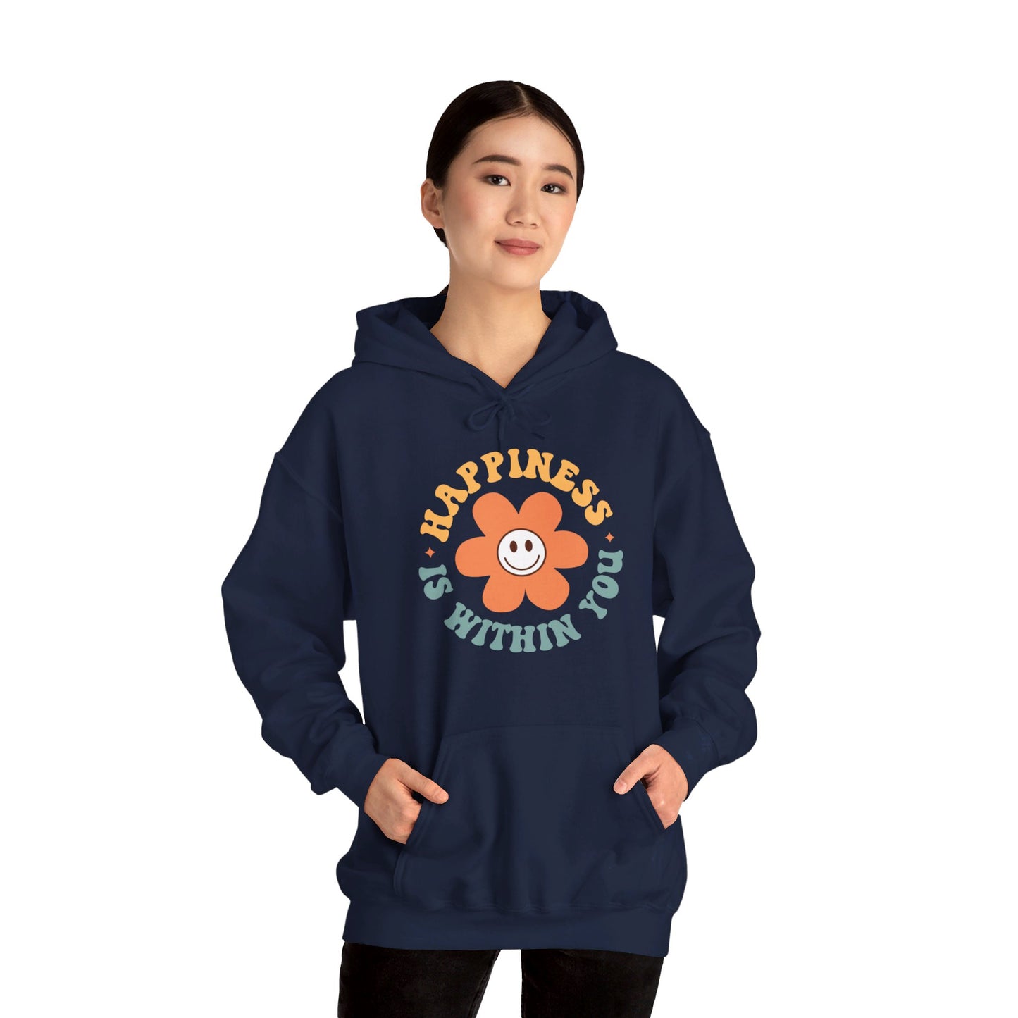 Retro Positive Quotes 23 - Hooded Sweatshirt