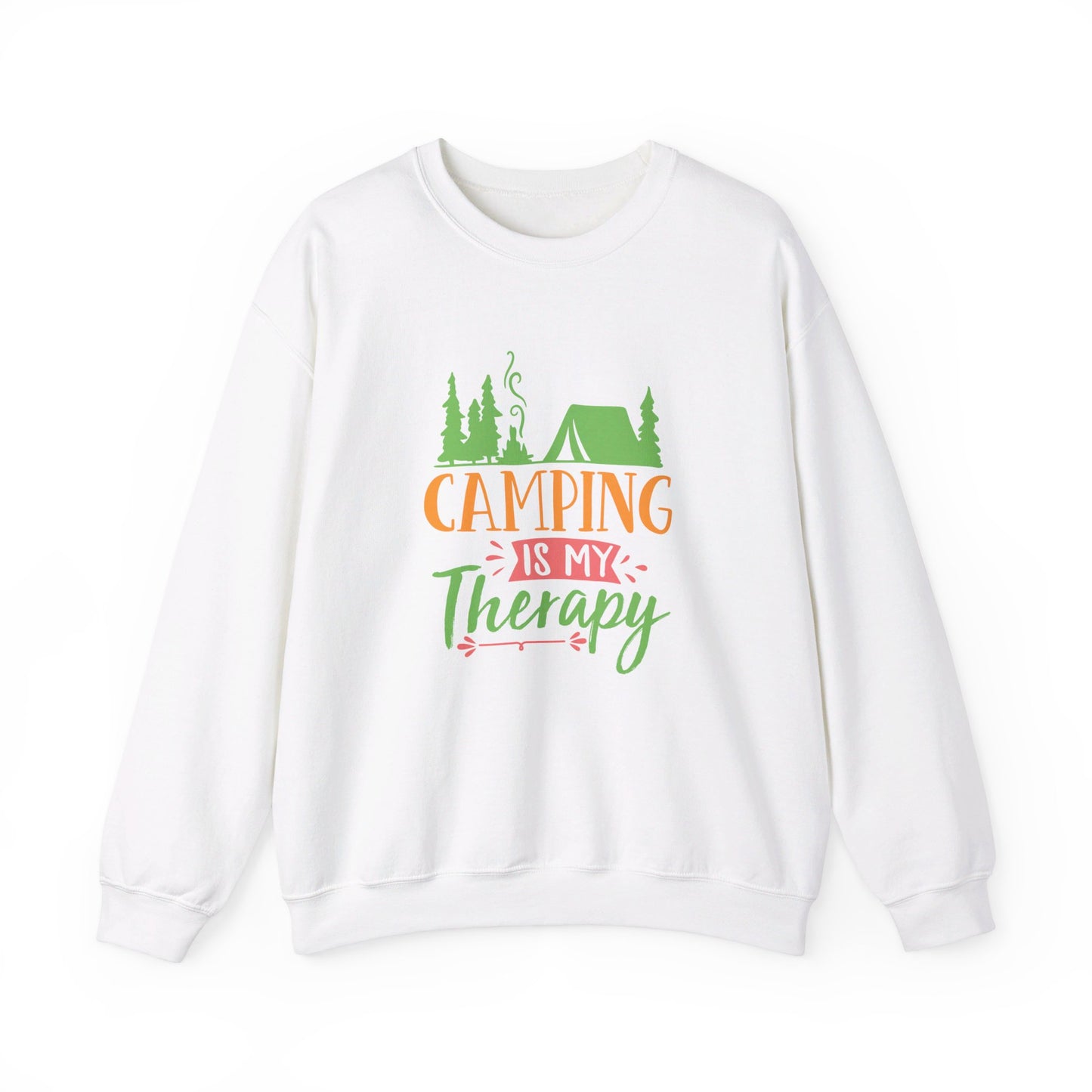 Camping Is My Therapy - Crewneck Sweatshirt
