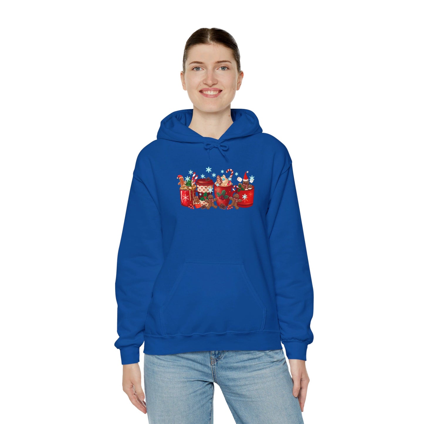 Christmas Cocoa & Gingerbread Delight - Hooded Sweatshirt