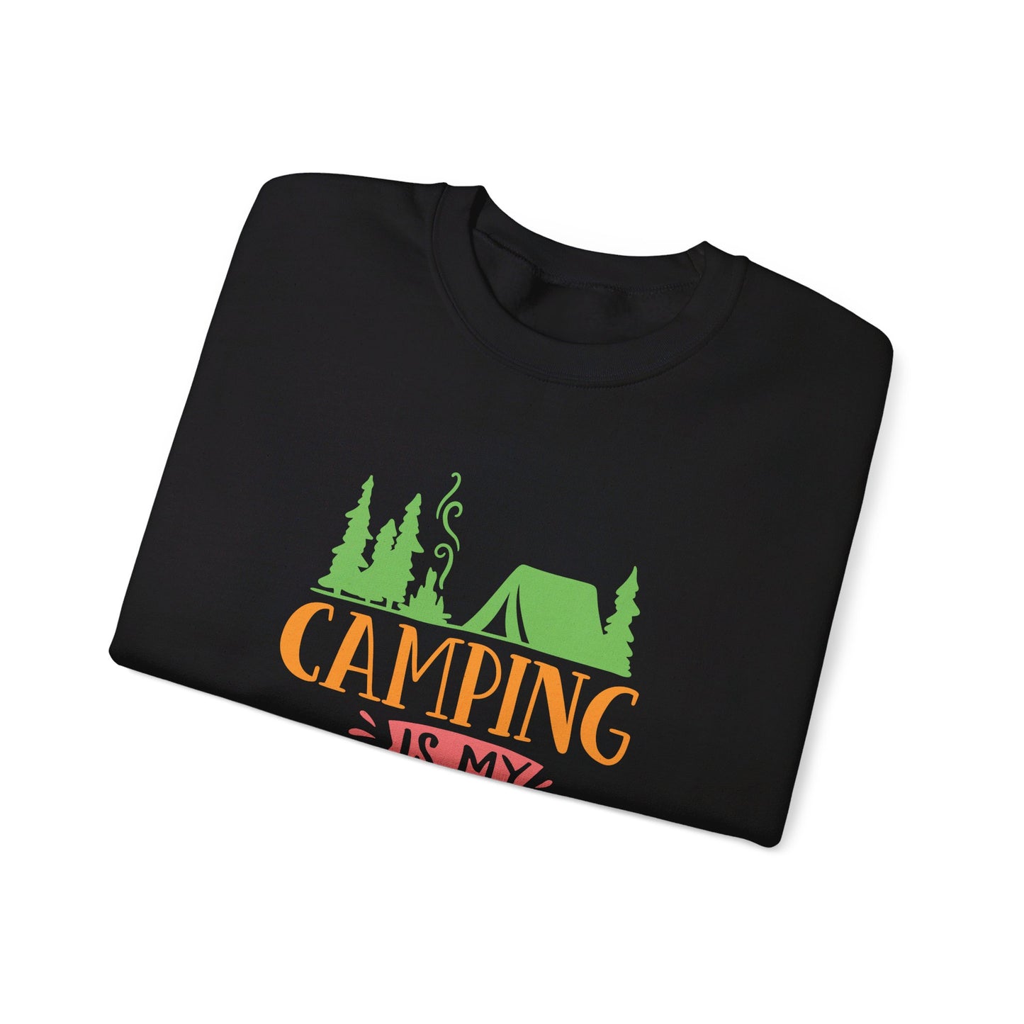 Camping Is My Therapy - Crewneck Sweatshirt