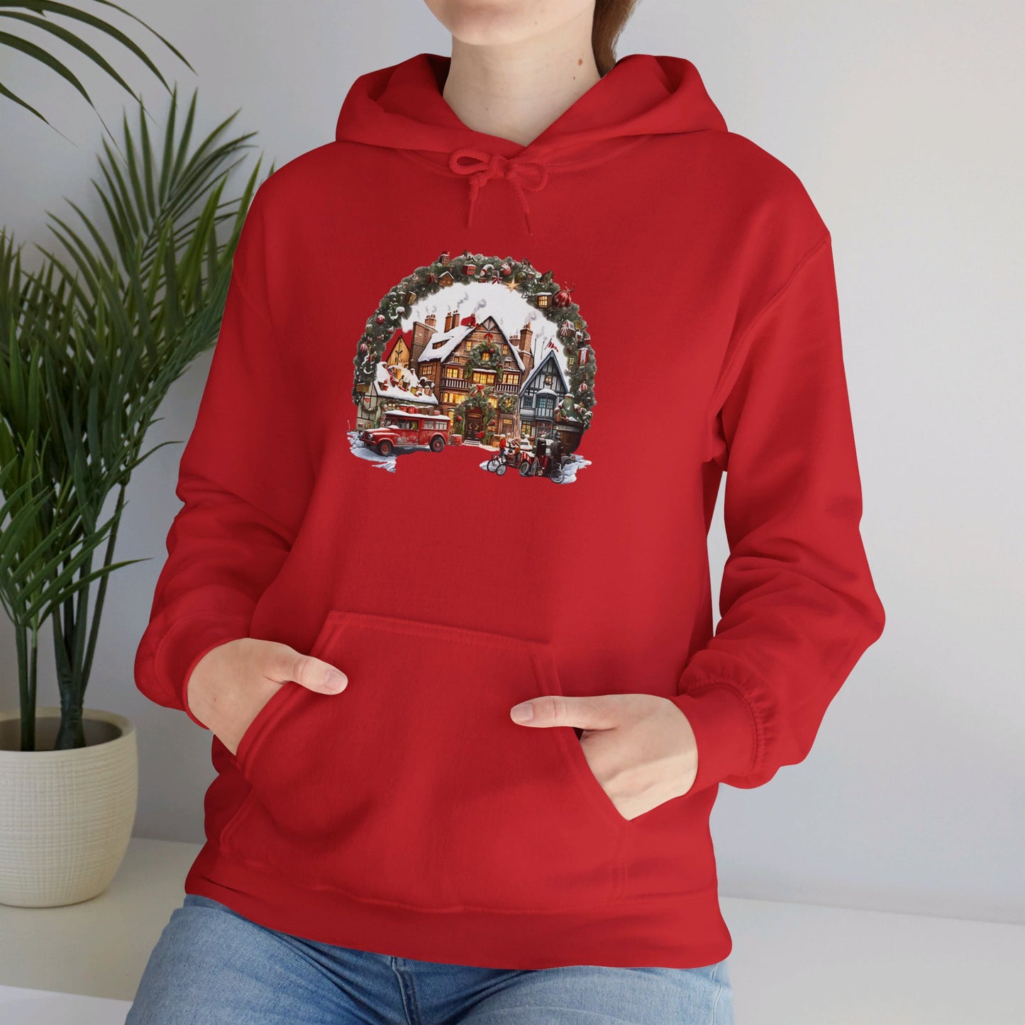 Christmas Village Bliss - Hooded Sweatshirt