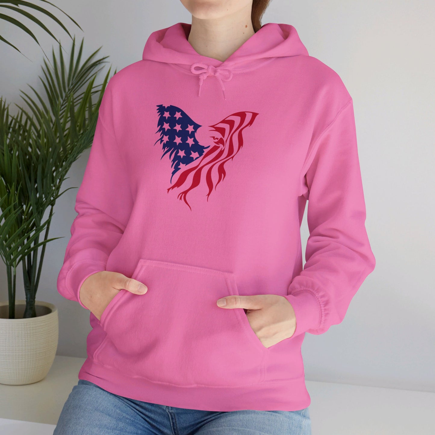 4th of July Eagle - Hooded Sweatshirt