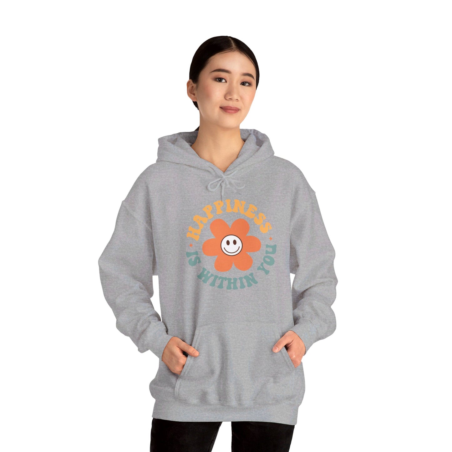 Retro Positive Quotes 23 - Hooded Sweatshirt