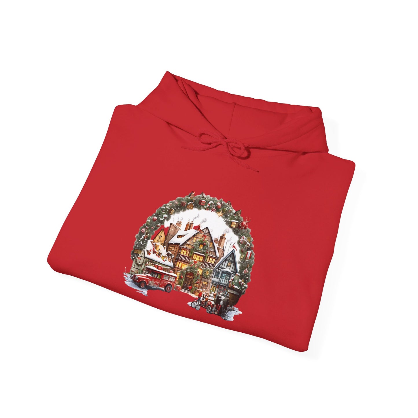 Christmas Village Bliss - Hooded Sweatshirt