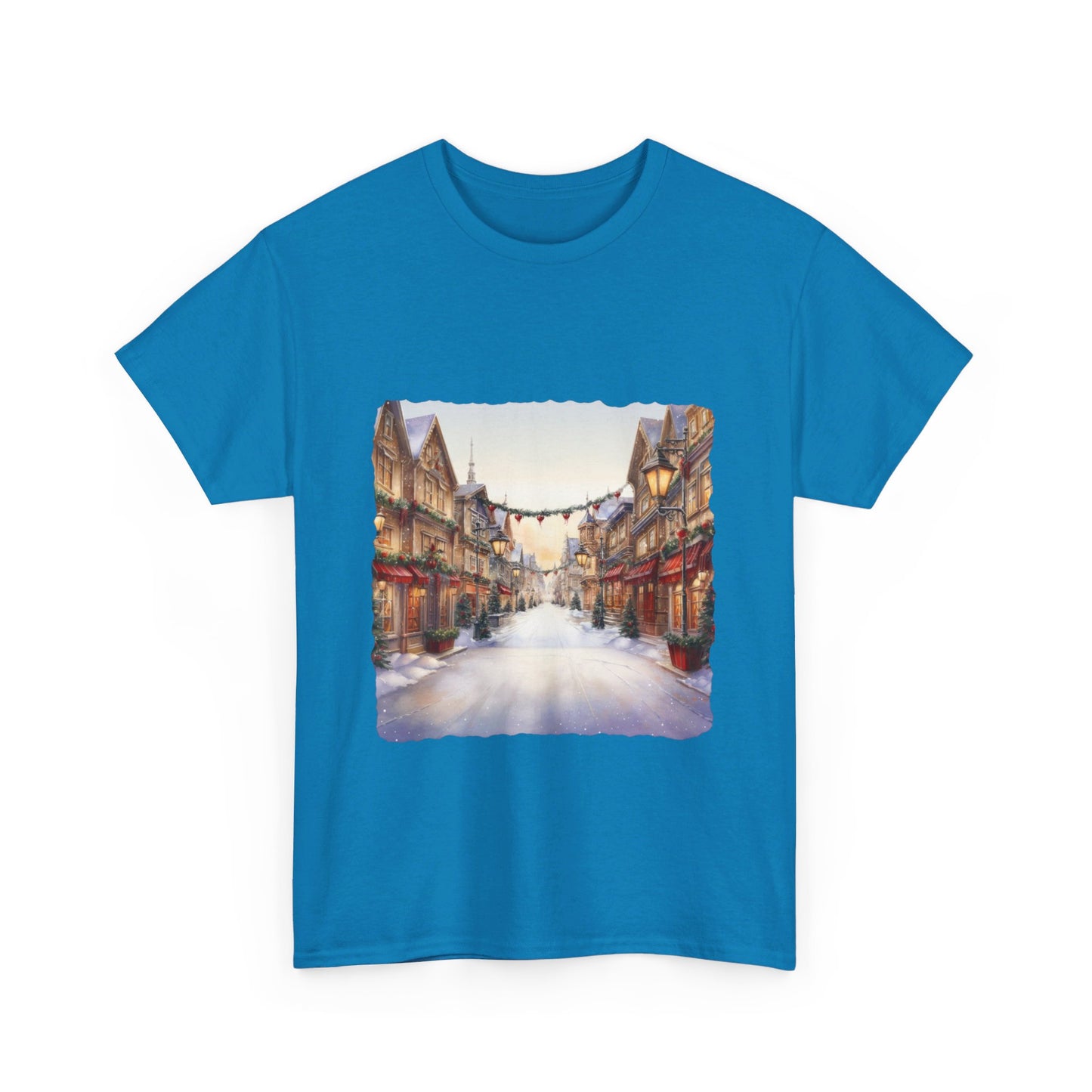 Snowy Christmas Village 9 - T-Shirt