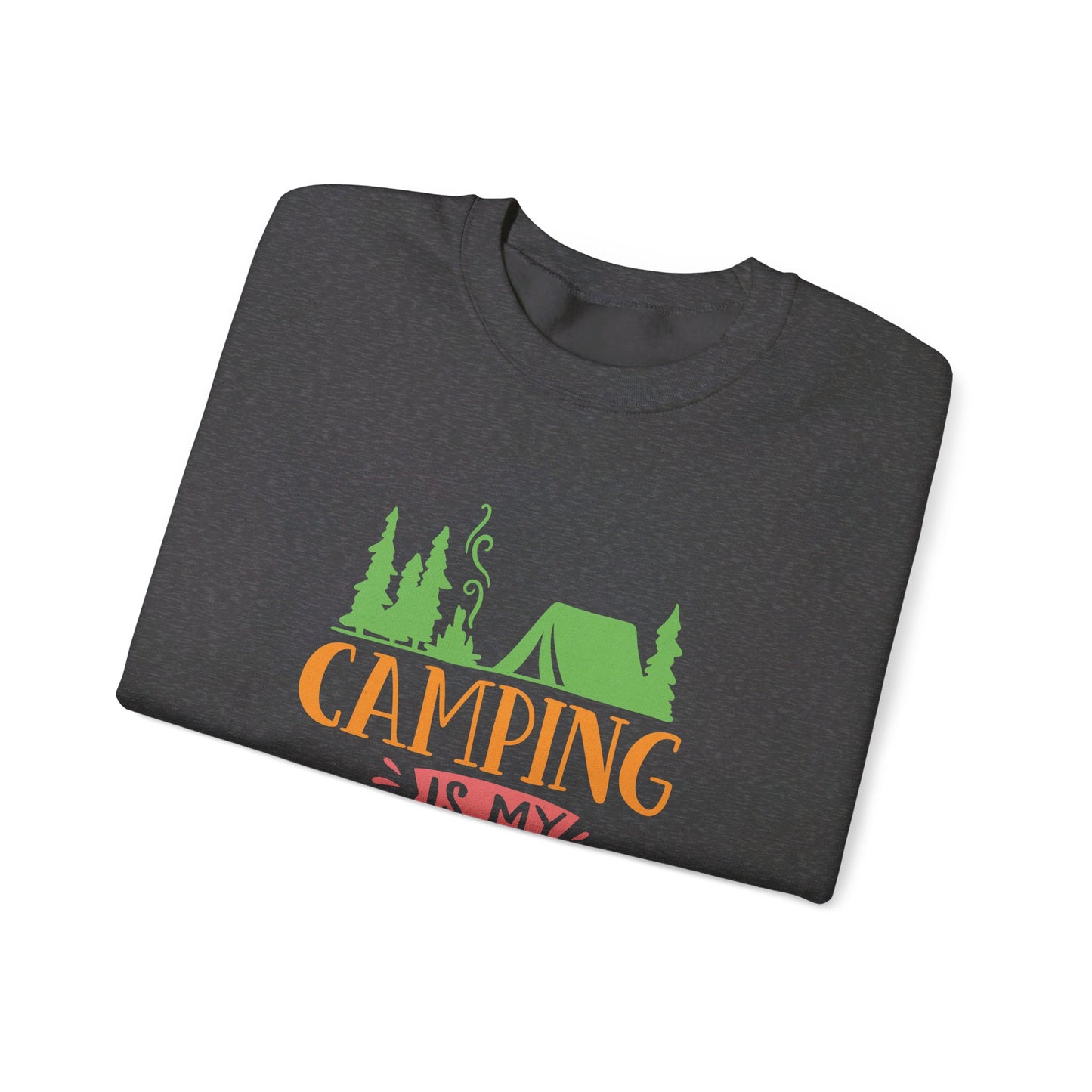 Camping Is My Therapy - Crewneck Sweatshirt