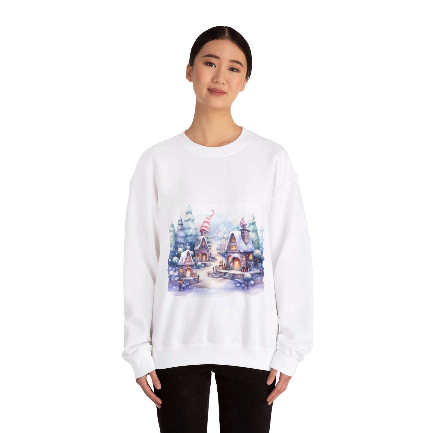 Snowy Christmas Village 4 - Sweatshirt