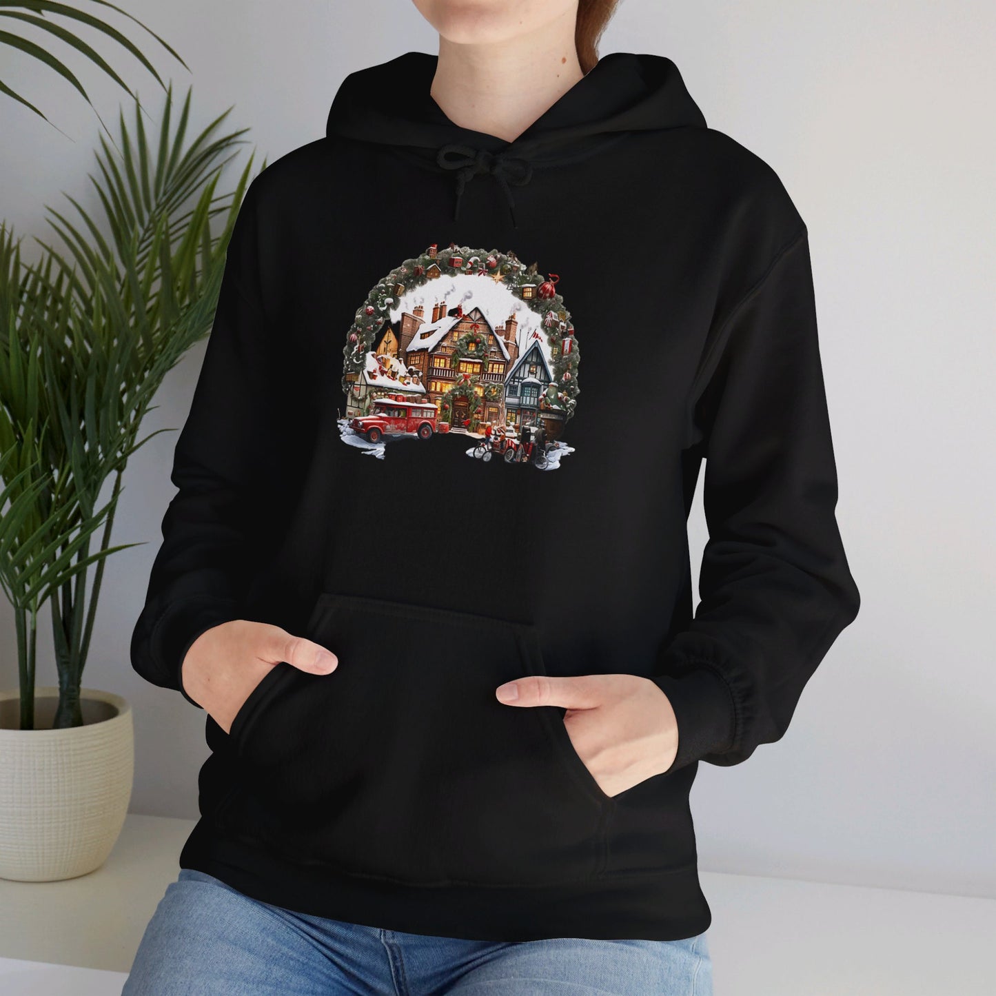 Christmas Village Bliss - Hooded Sweatshirt