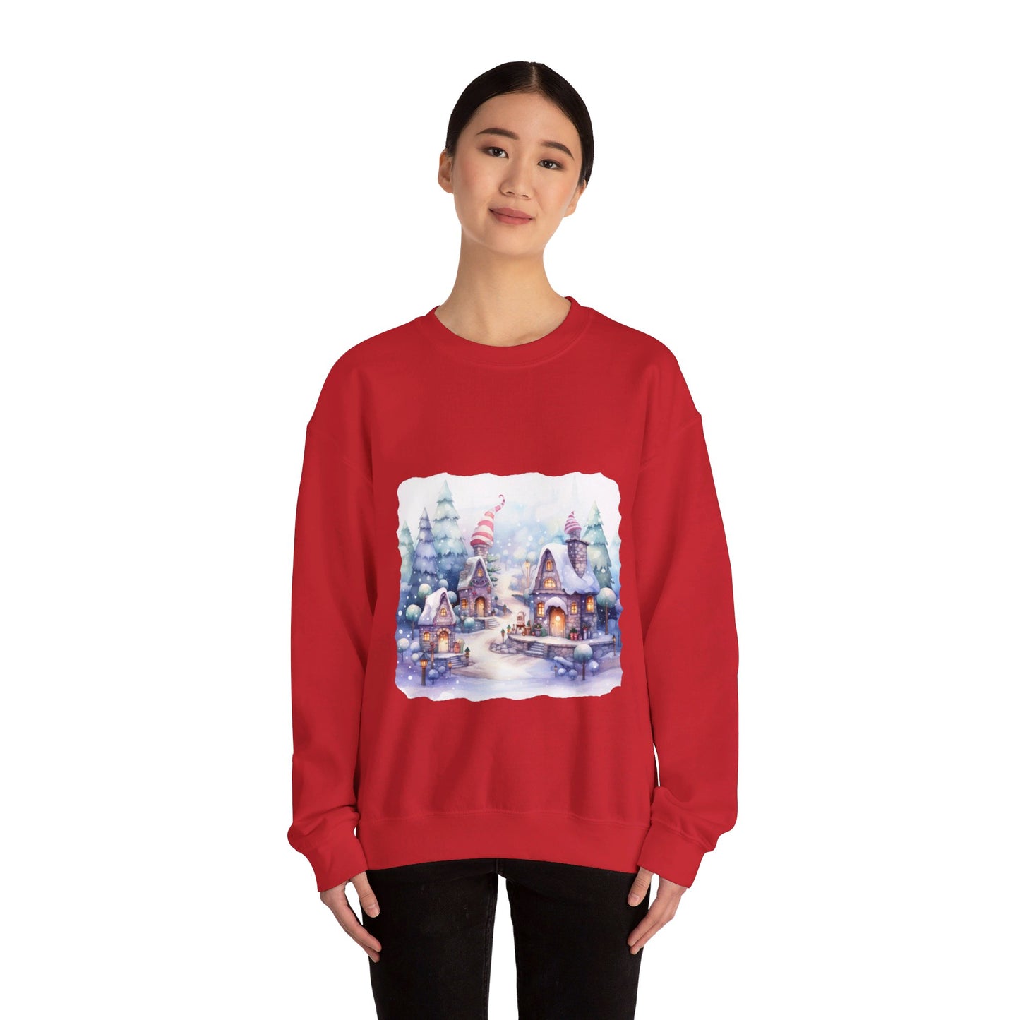 Snowy Christmas Village 4 - Sweatshirt