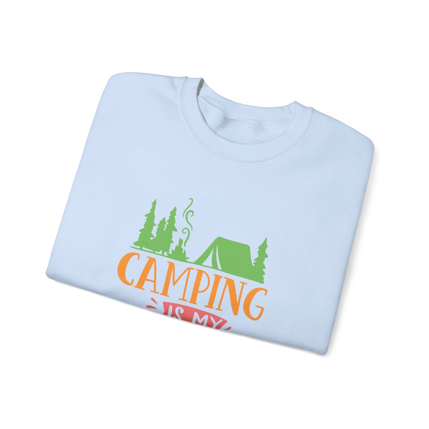 Camping Is My Therapy - Crewneck Sweatshirt