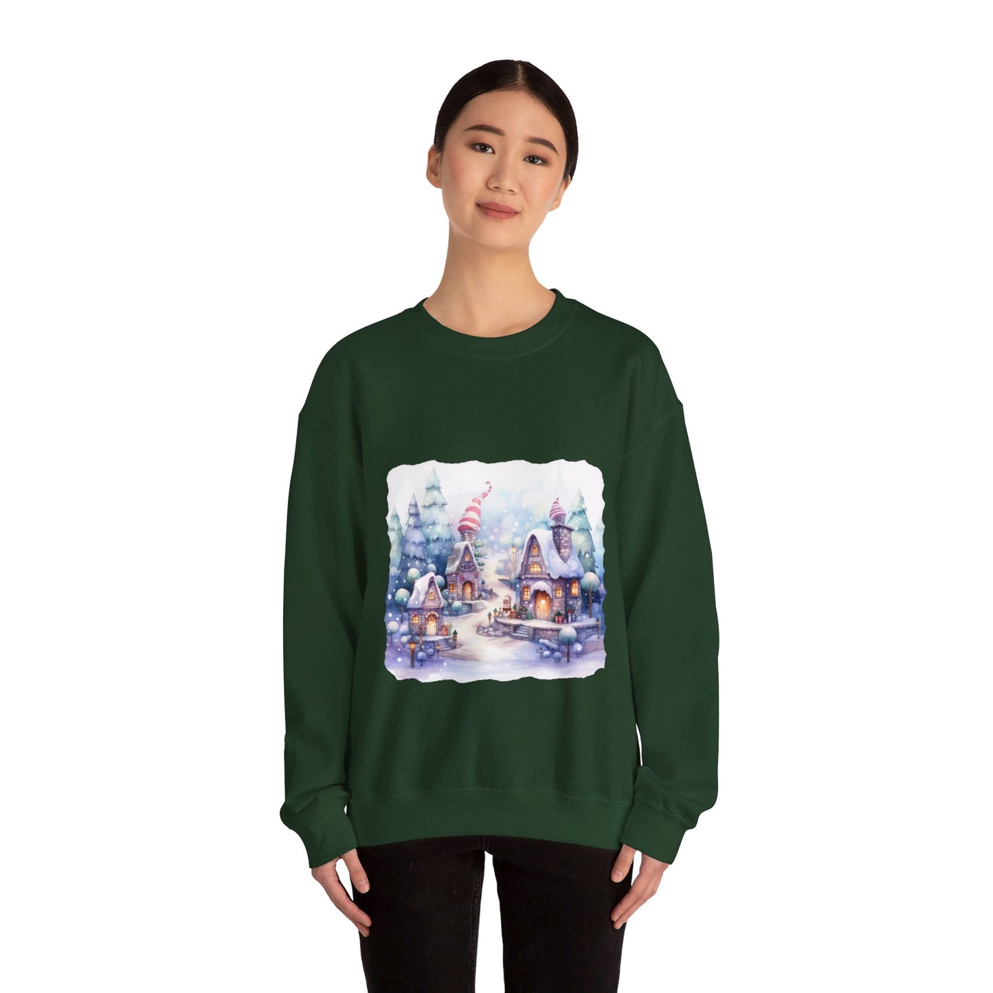 Snowy Christmas Village 4 - Sweatshirt