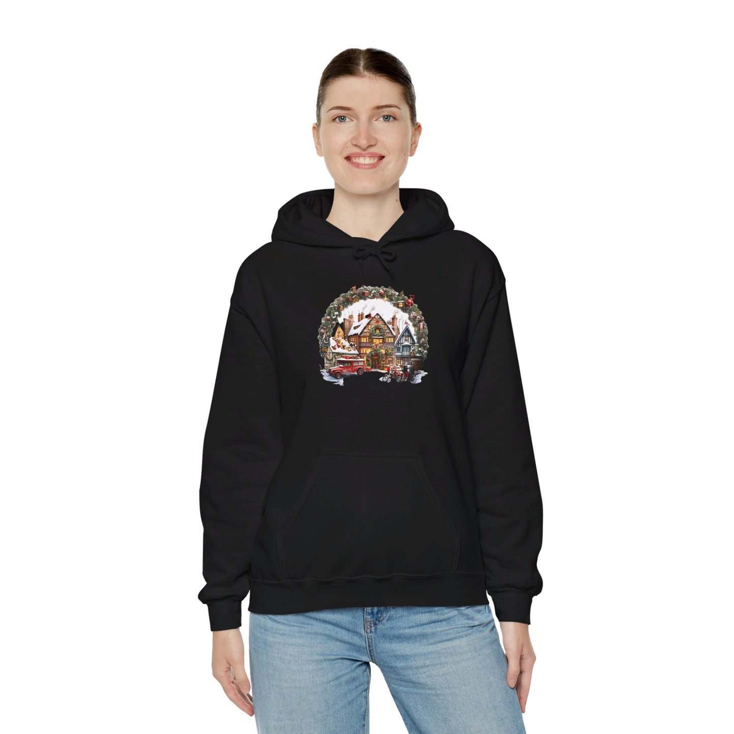 Christmas Village Bliss - Hooded Sweatshirt