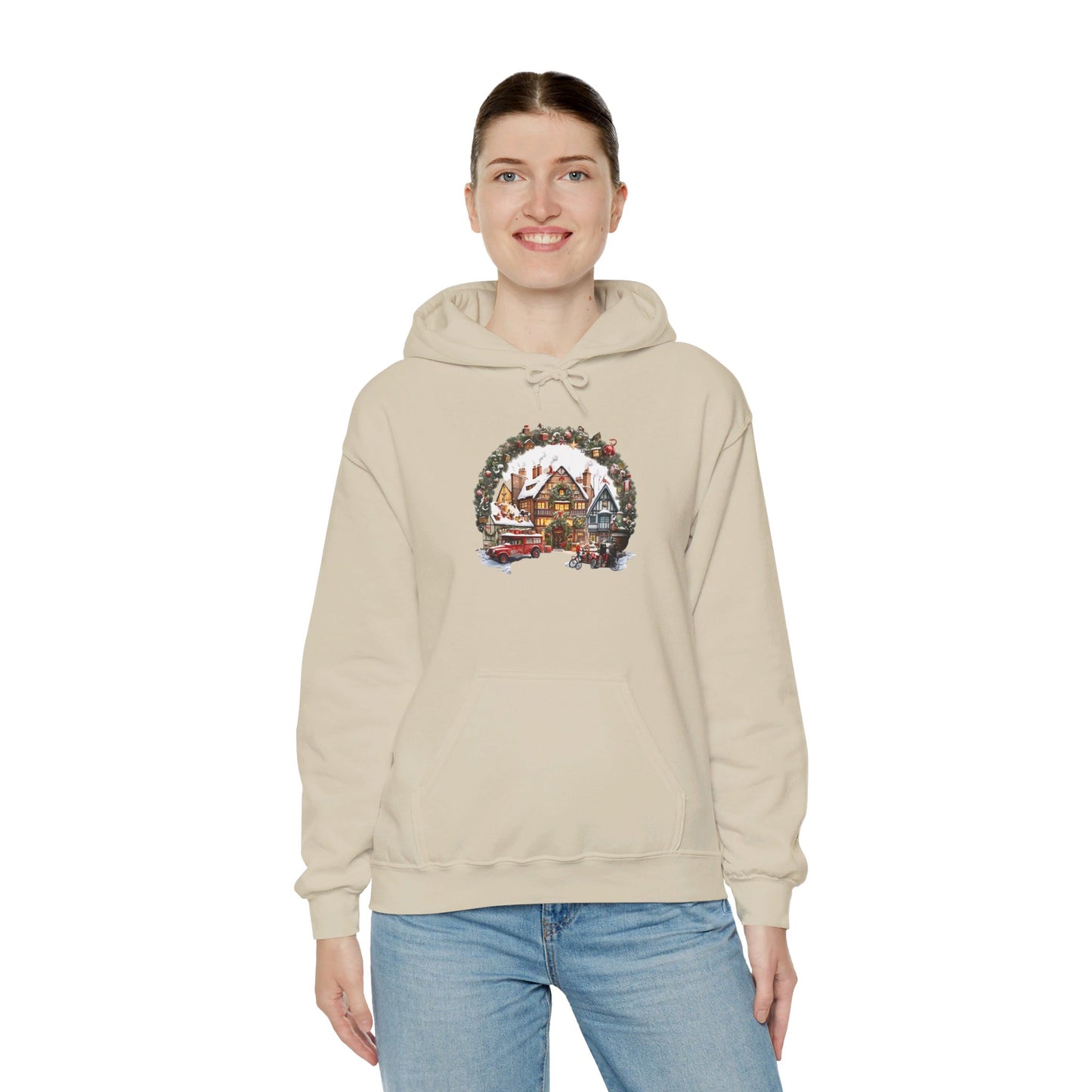 Christmas Village Bliss - Hooded Sweatshirt
