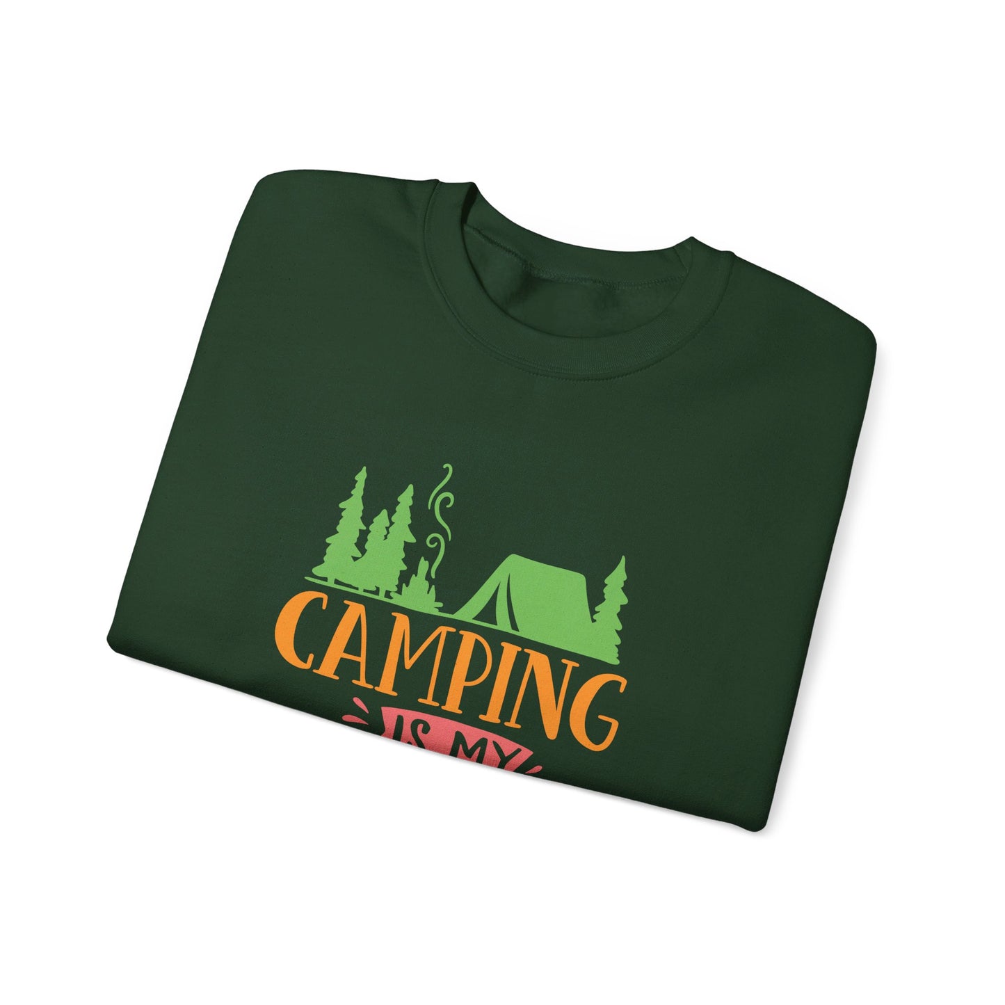 Camping Is My Therapy - Crewneck Sweatshirt