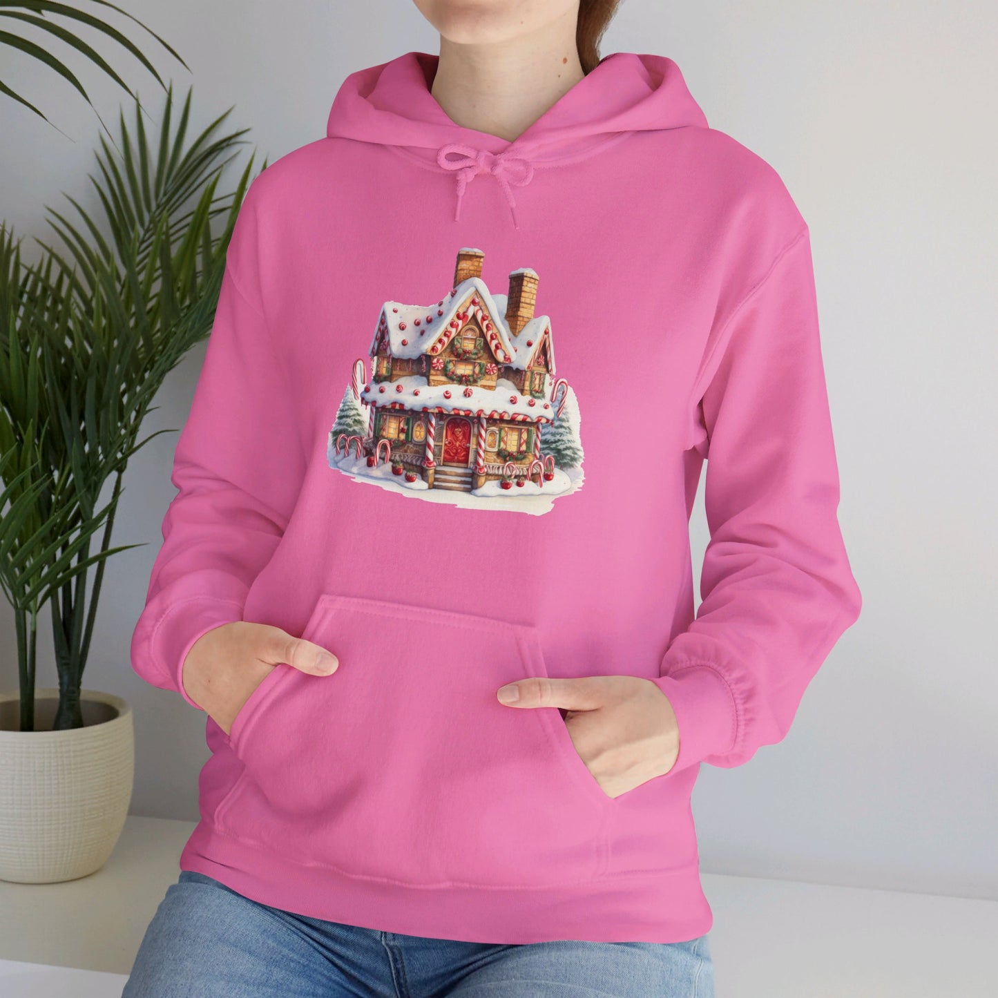 Snowy Christmas Village 15 - Hooded Sweatshirt