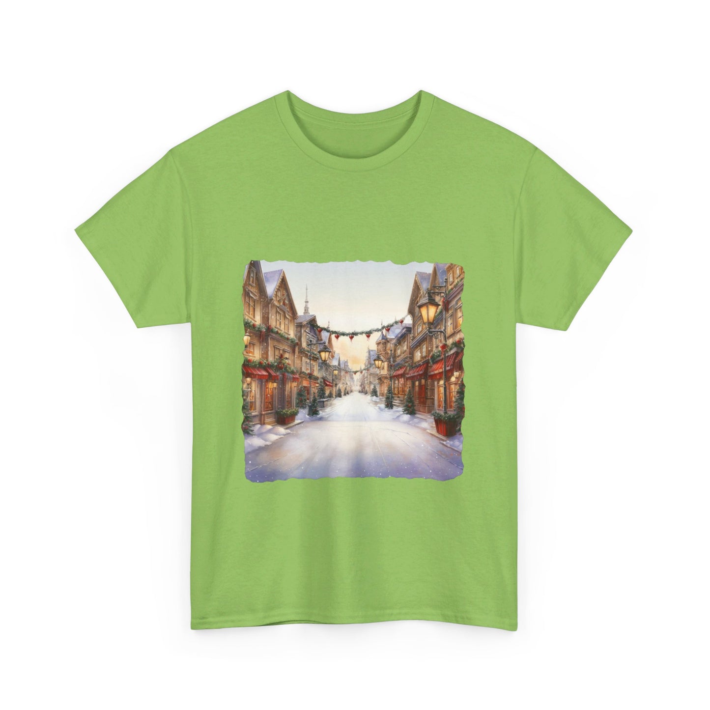 Snowy Christmas Village 9 - T-Shirt