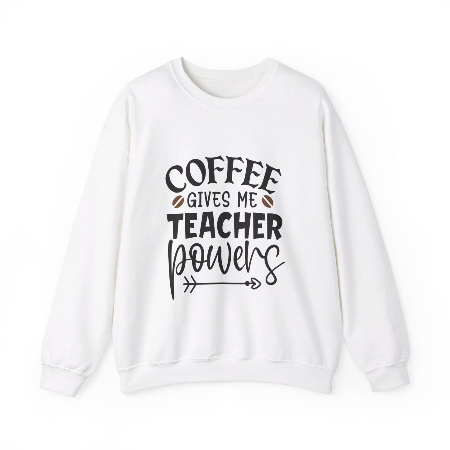 Coffee Gives Me Teacher Powers - Crewneck Sweatshirt