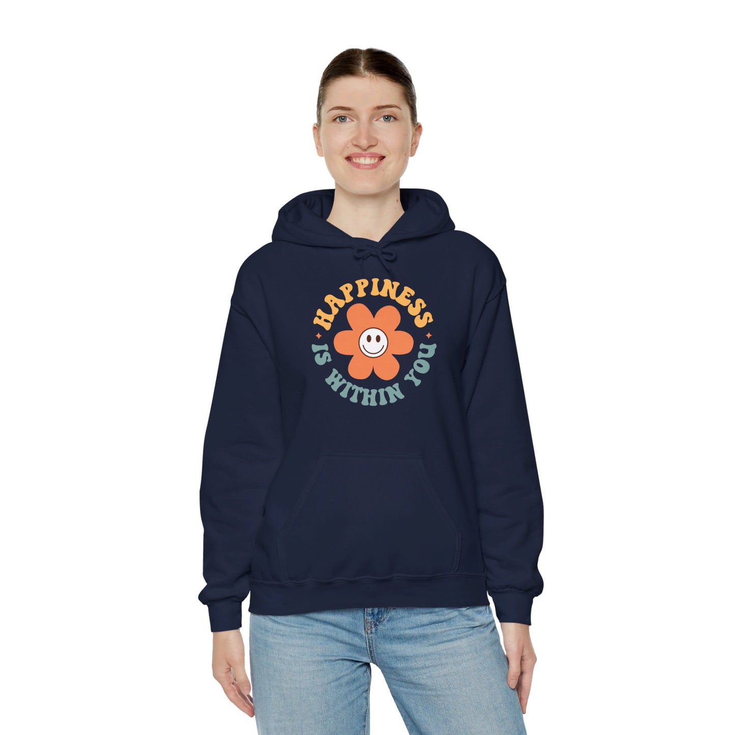 Retro Positive Quotes 23 - Hooded Sweatshirt