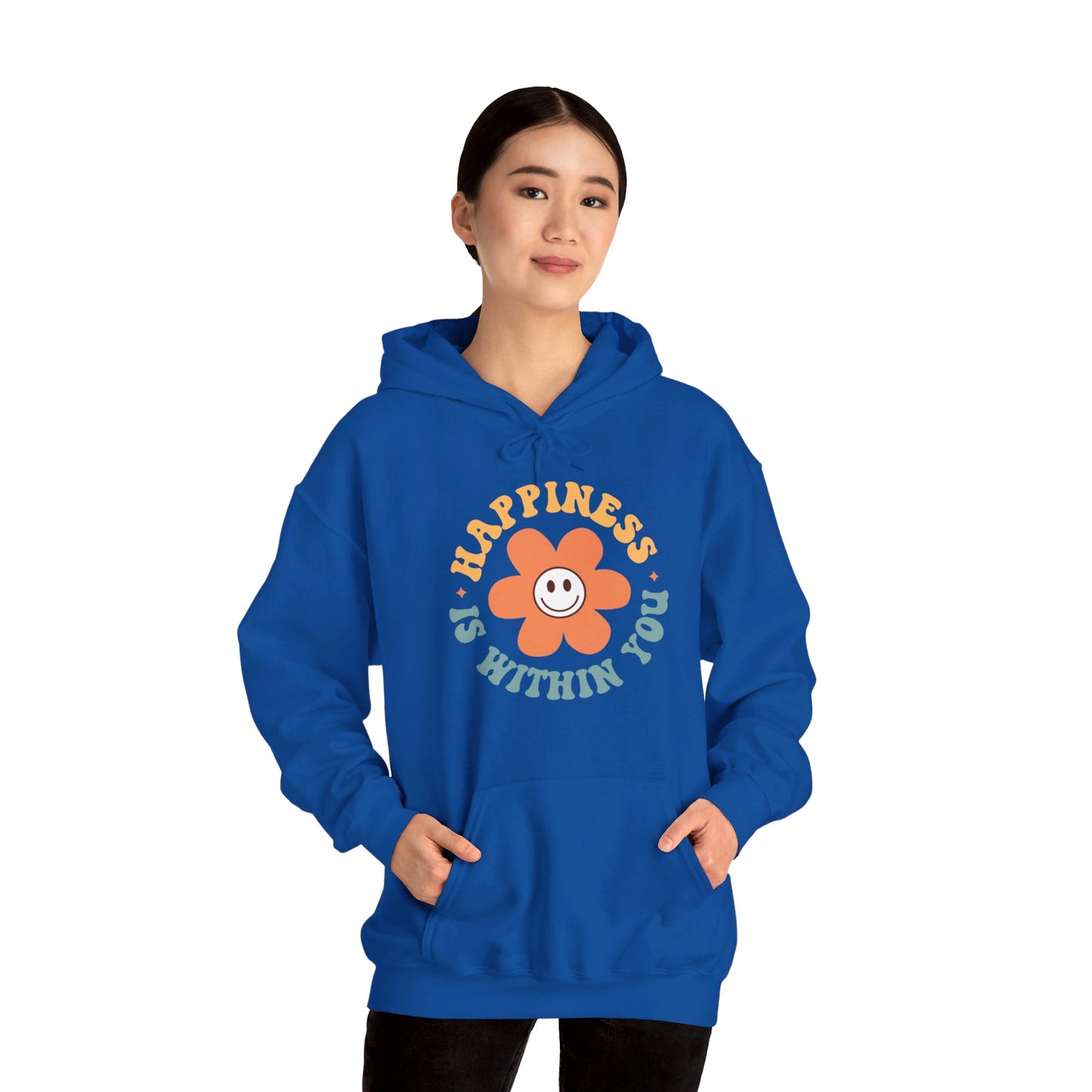 Retro Positive Quotes 23 - Hooded Sweatshirt