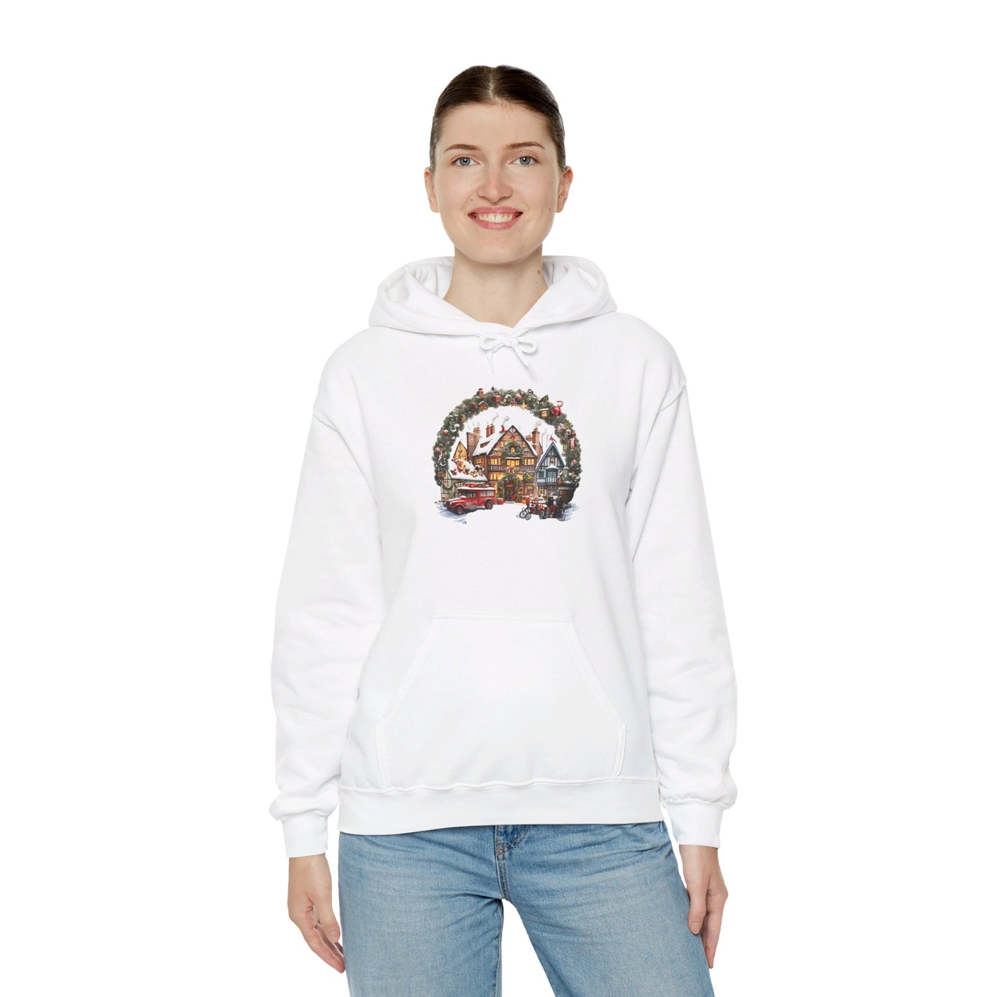 Christmas Village Bliss - Hooded Sweatshirt