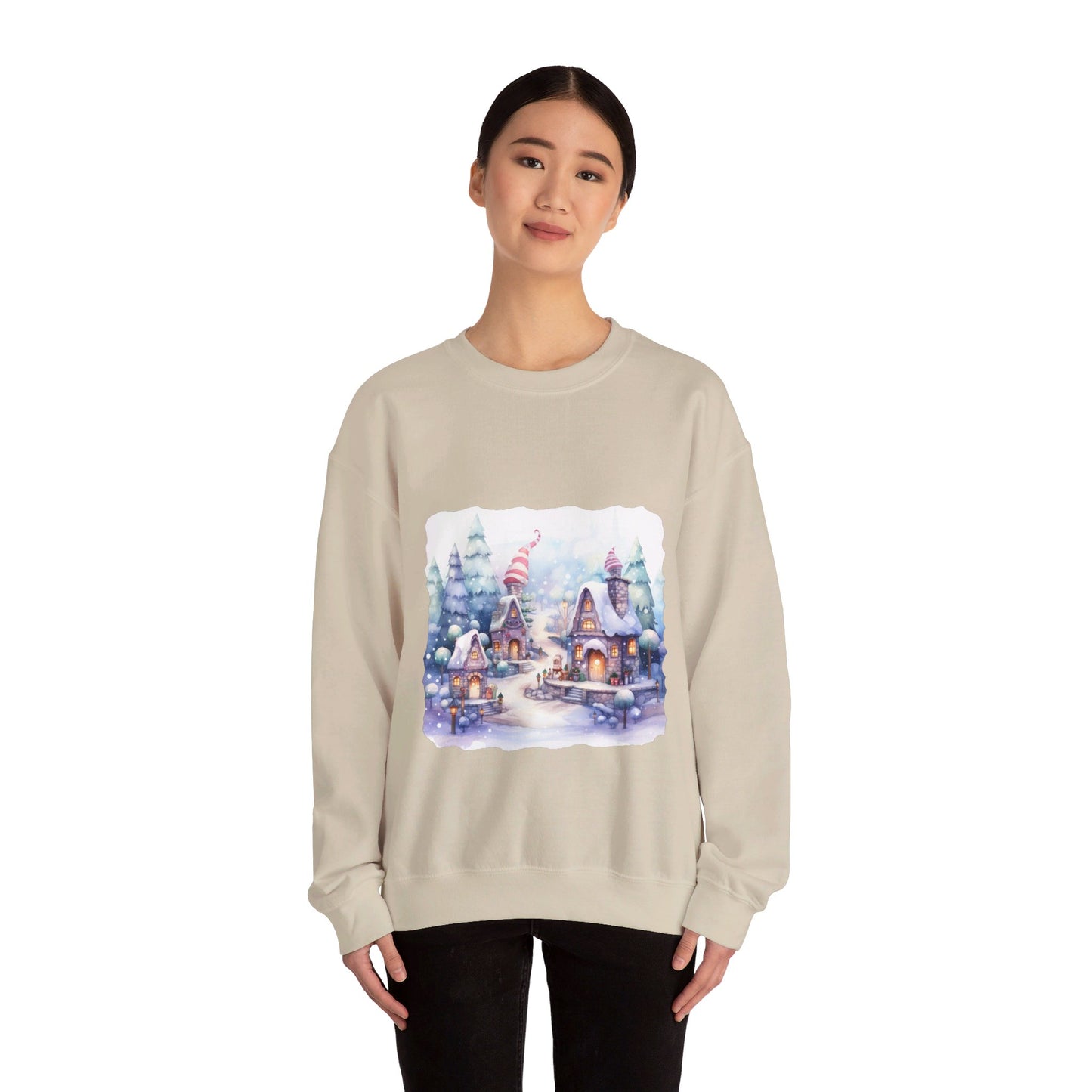 Snowy Christmas Village 4 - Sweatshirt