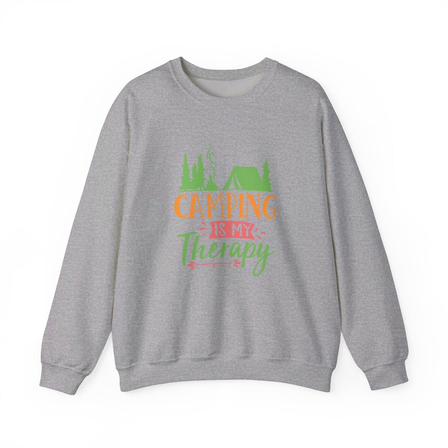 Camping Is My Therapy - Crewneck Sweatshirt