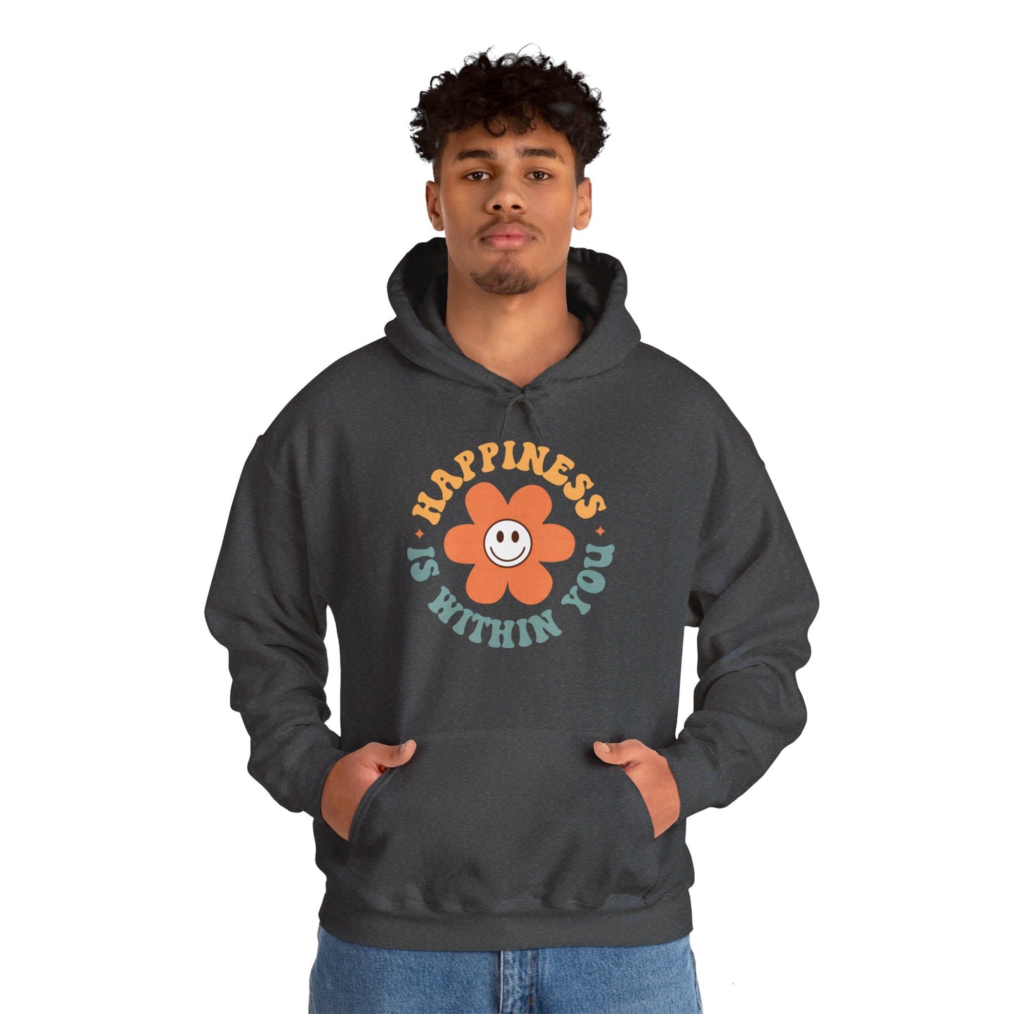 Retro Positive Quotes 23 - Hooded Sweatshirt
