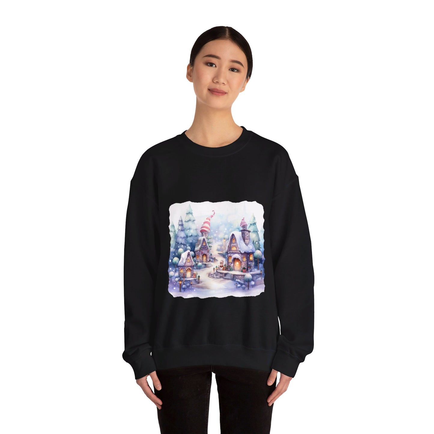 Snowy Christmas Village 4 - Sweatshirt