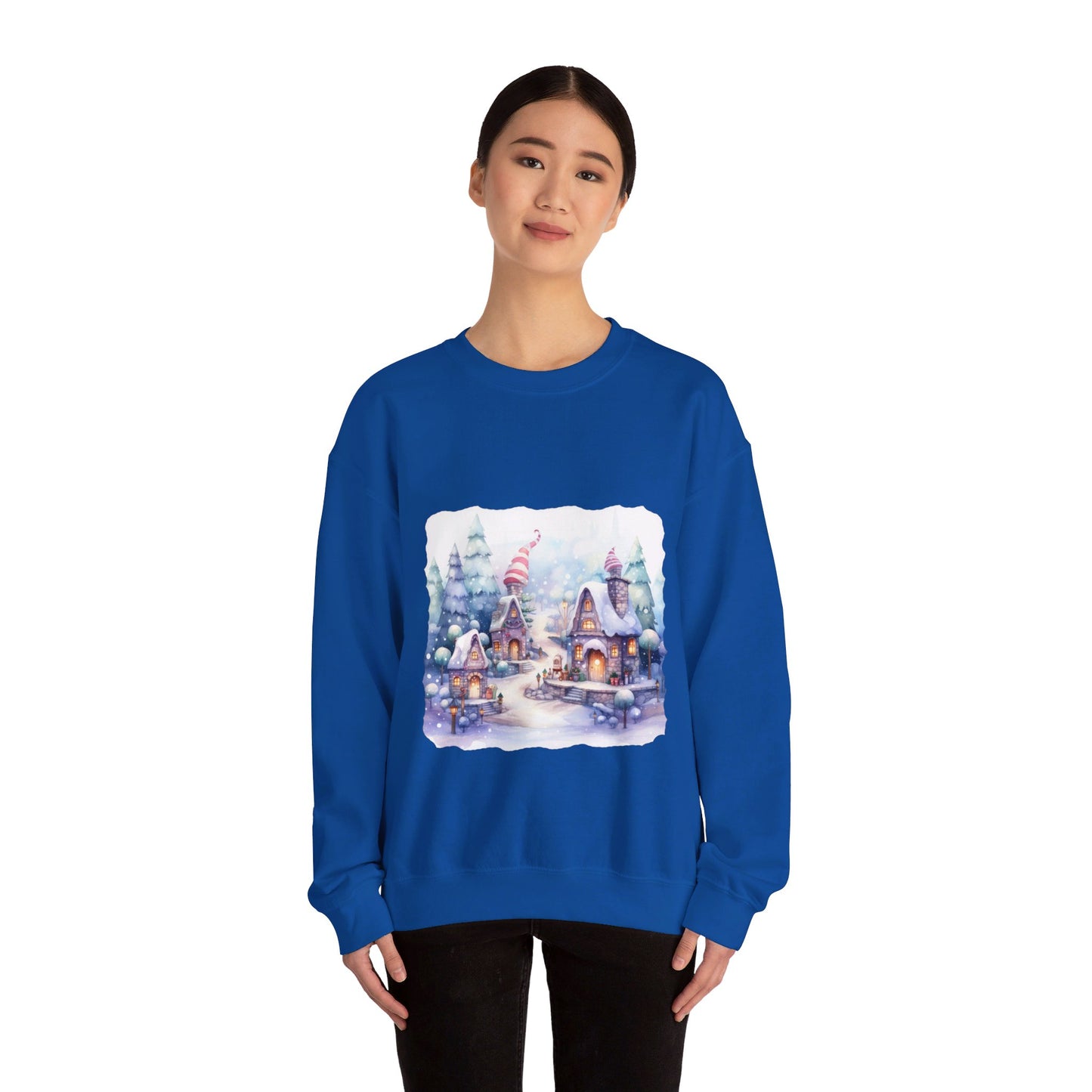 Snowy Christmas Village 4 - Sweatshirt