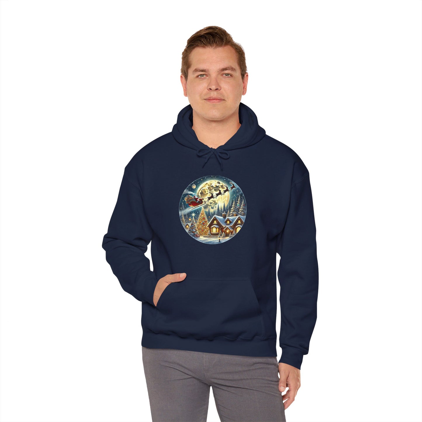 Santa's Midnight Journey - Hooded Sweatshirt