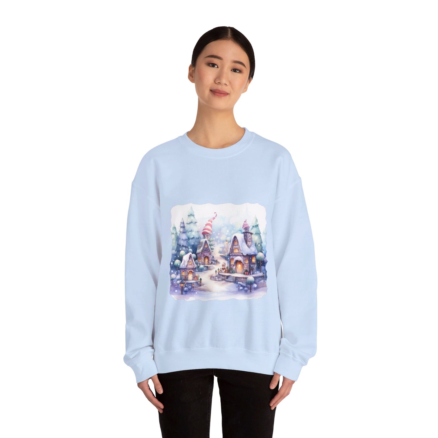 Snowy Christmas Village 4 - Sweatshirt