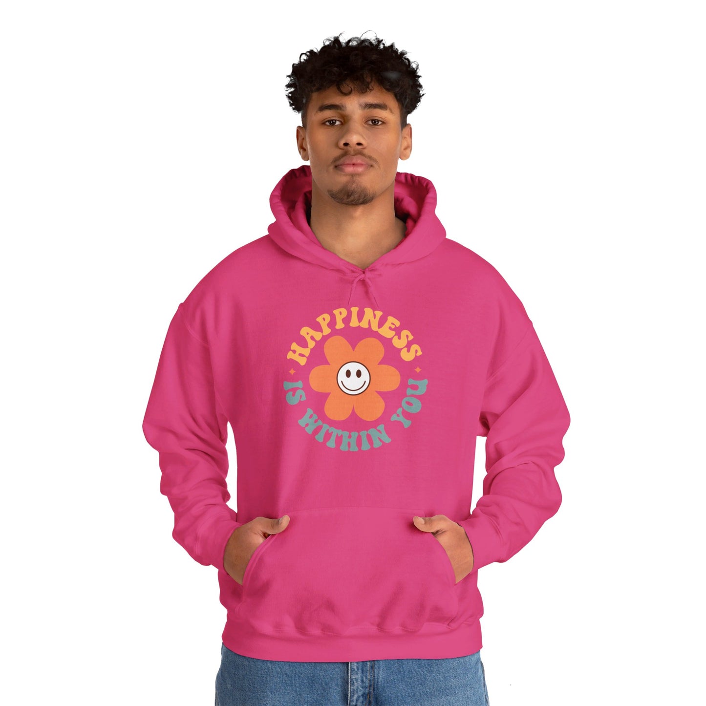 Retro Positive Quotes 23 - Hooded Sweatshirt