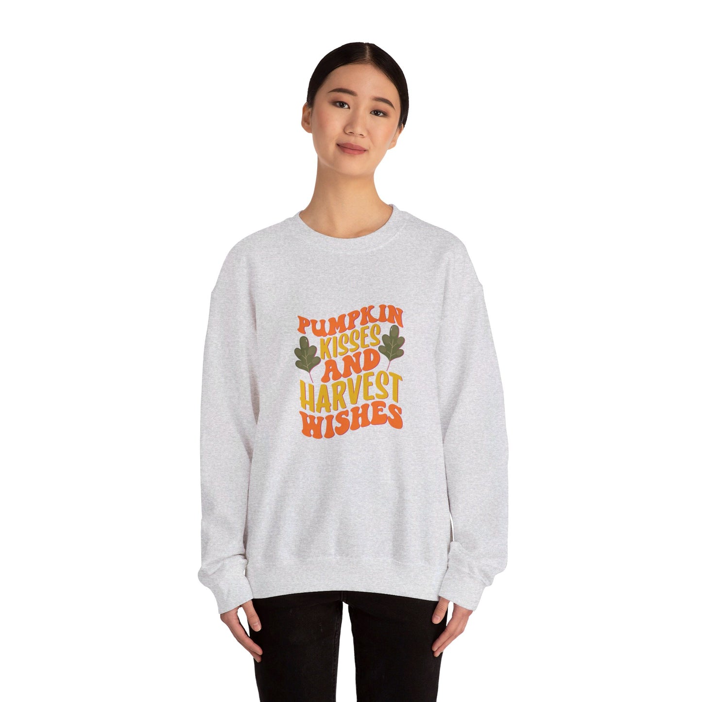 Pumpkin Kisses And Harvest Wishes - Sweatshirt