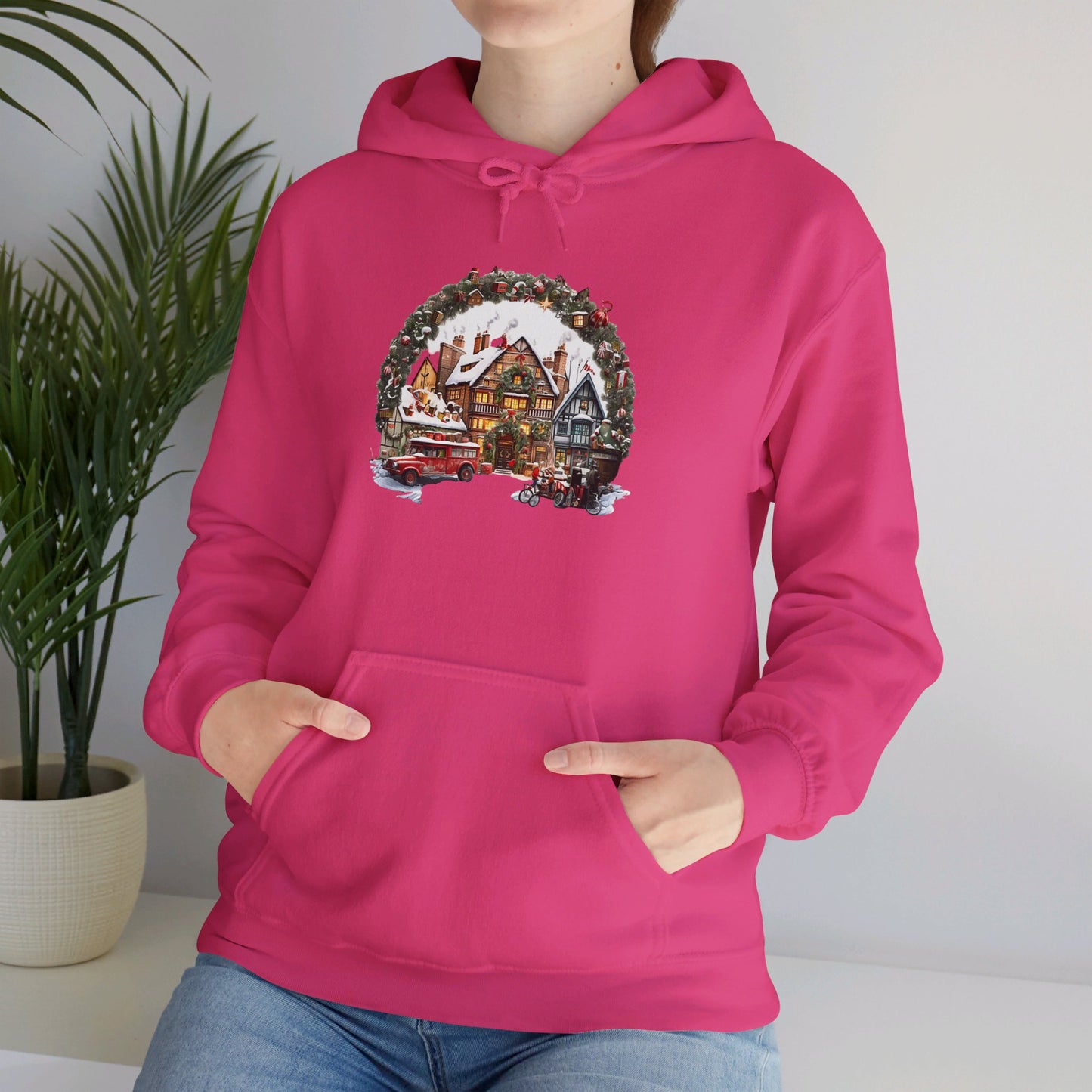 Christmas Village Bliss - Hooded Sweatshirt