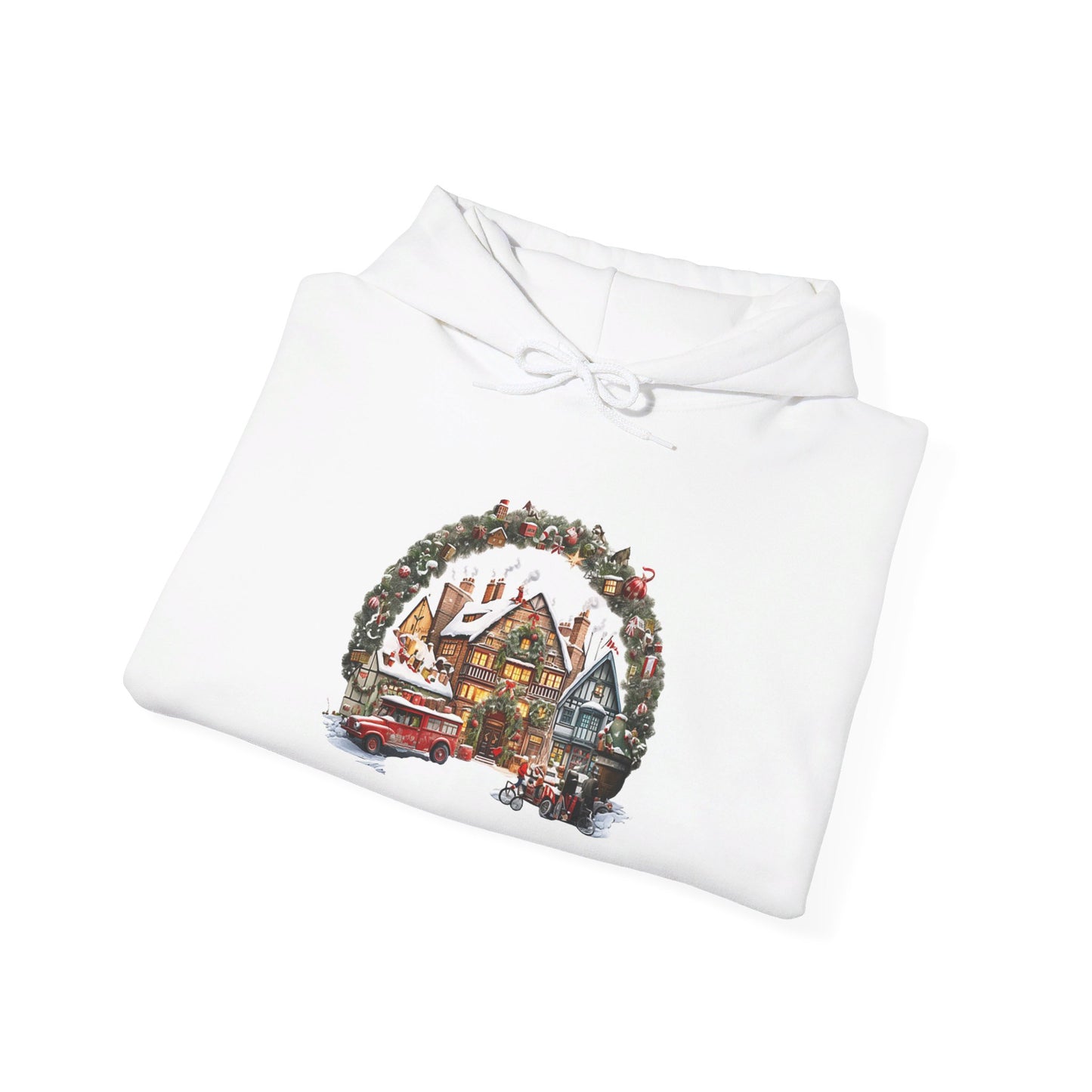 Christmas Village Bliss - Hooded Sweatshirt