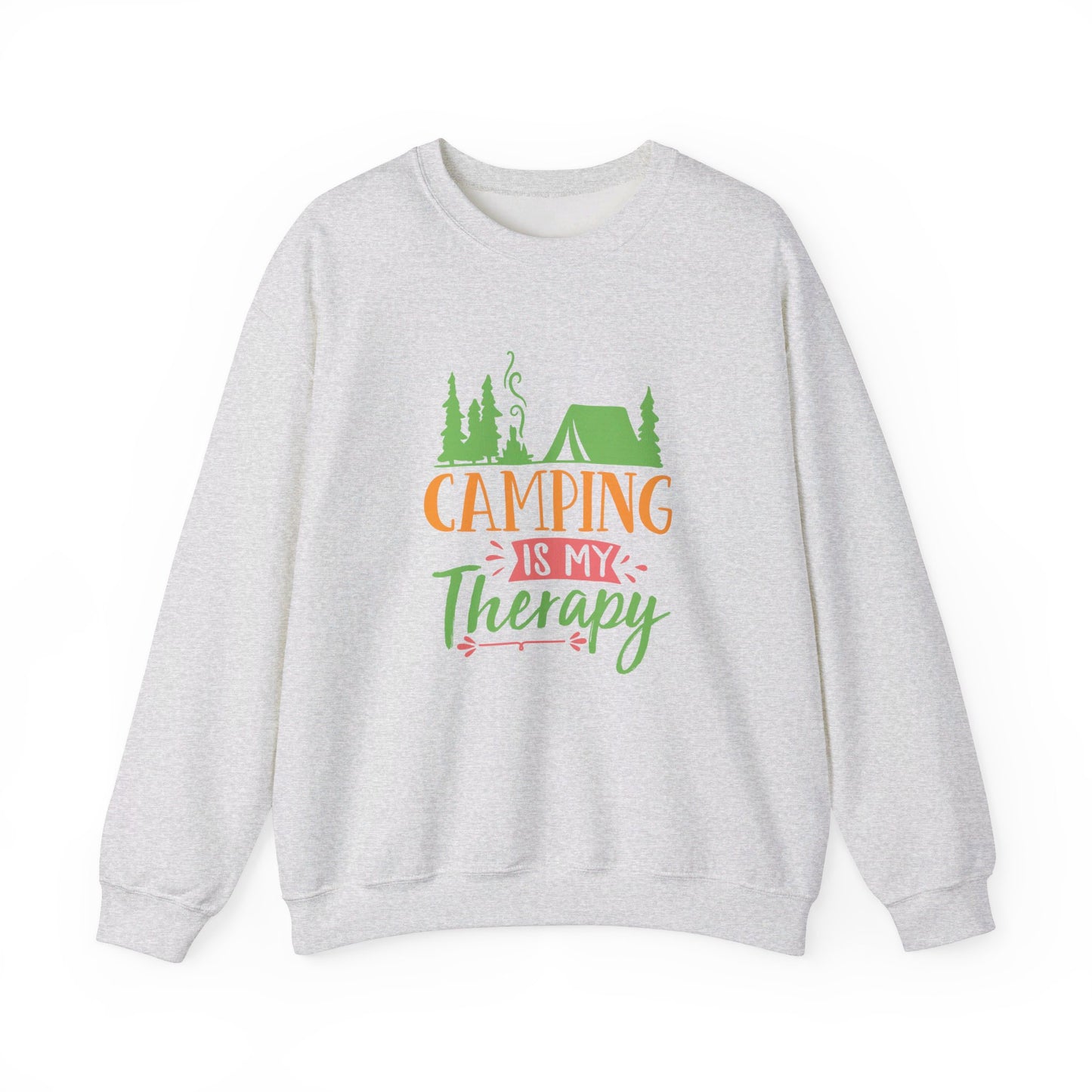 Camping Is My Therapy - Crewneck Sweatshirt
