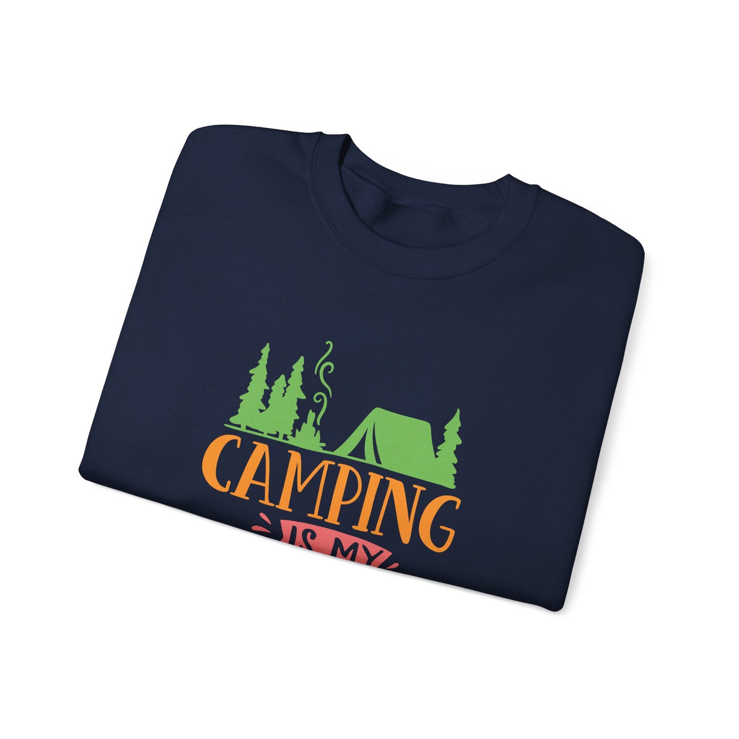 Camping Is My Therapy - Crewneck Sweatshirt