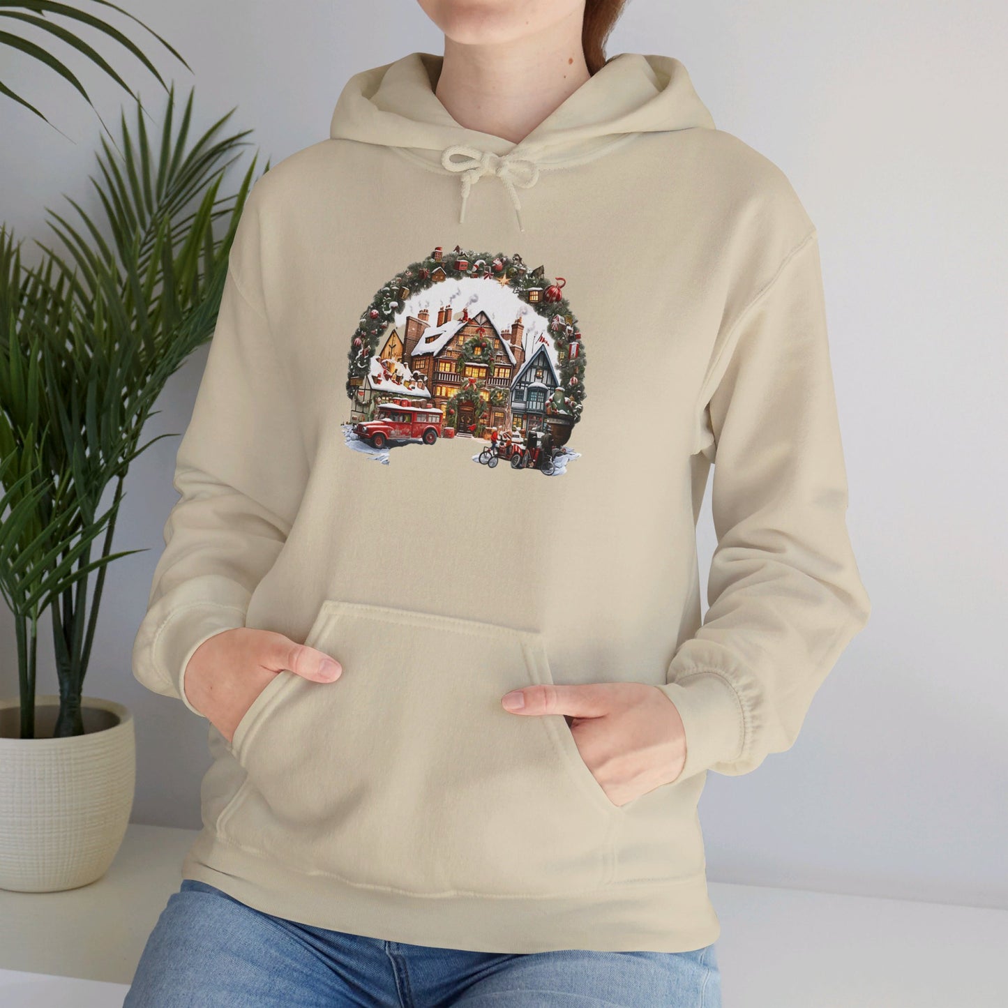 Christmas Village Bliss - Hooded Sweatshirt