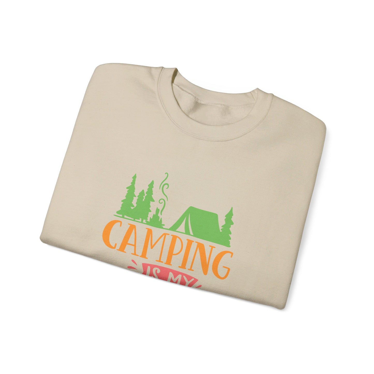 Camping Is My Therapy - Crewneck Sweatshirt