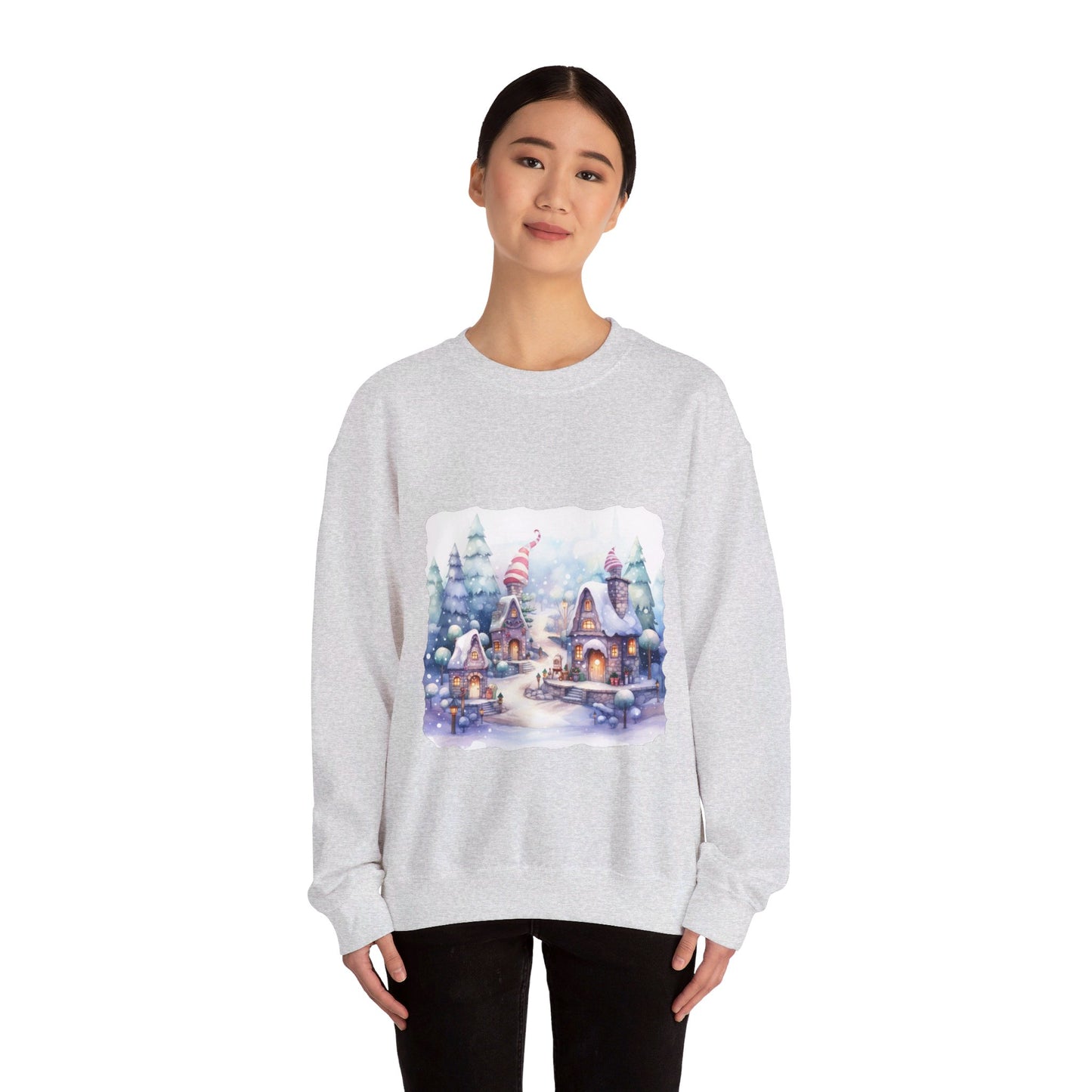 Snowy Christmas Village 4 - Sweatshirt